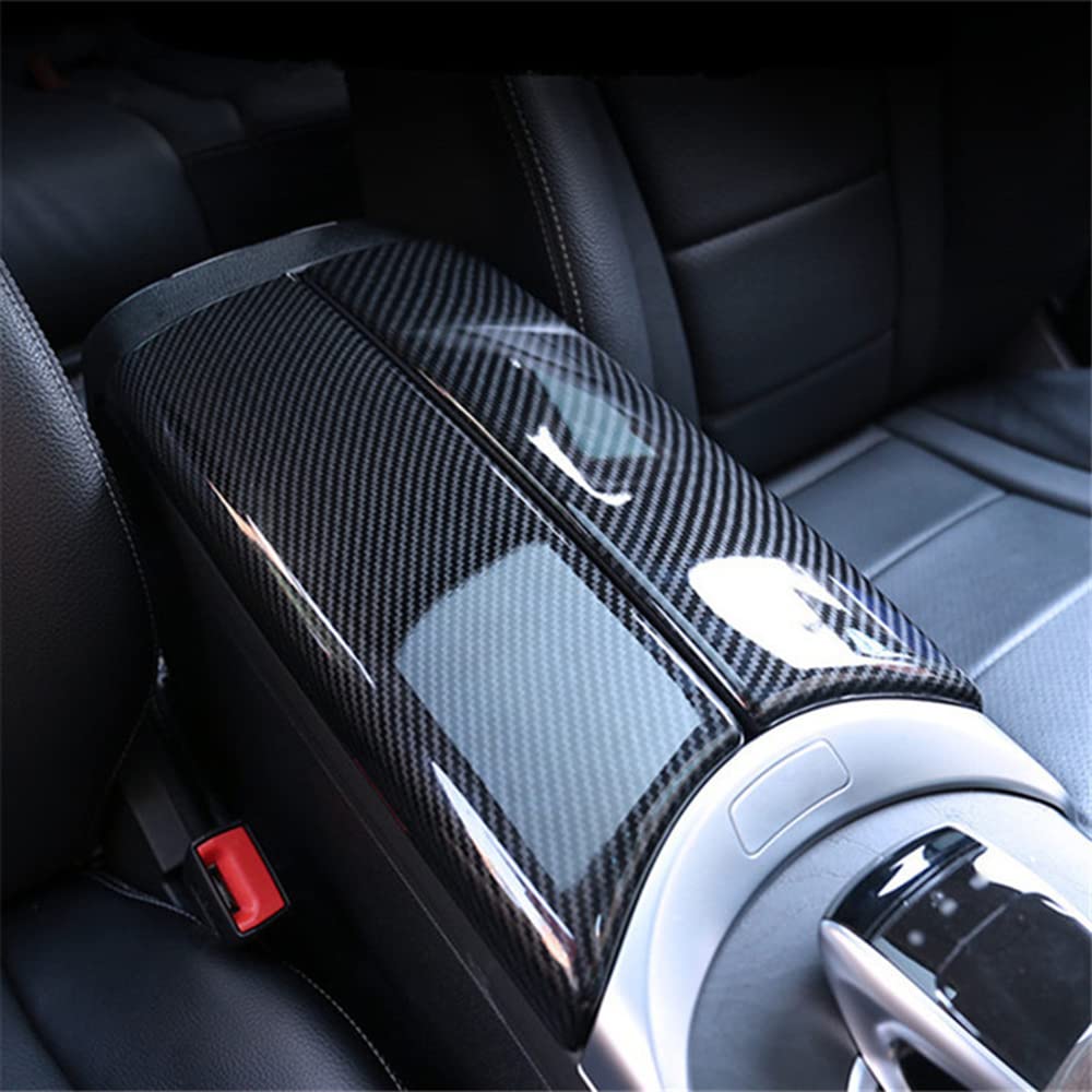 Abs Plastic Center Console Trim Cover Armrest Box Trim Covers Fit For Mercedes-Benz C Class W205 (C180 C200 C250 C300 C350E)