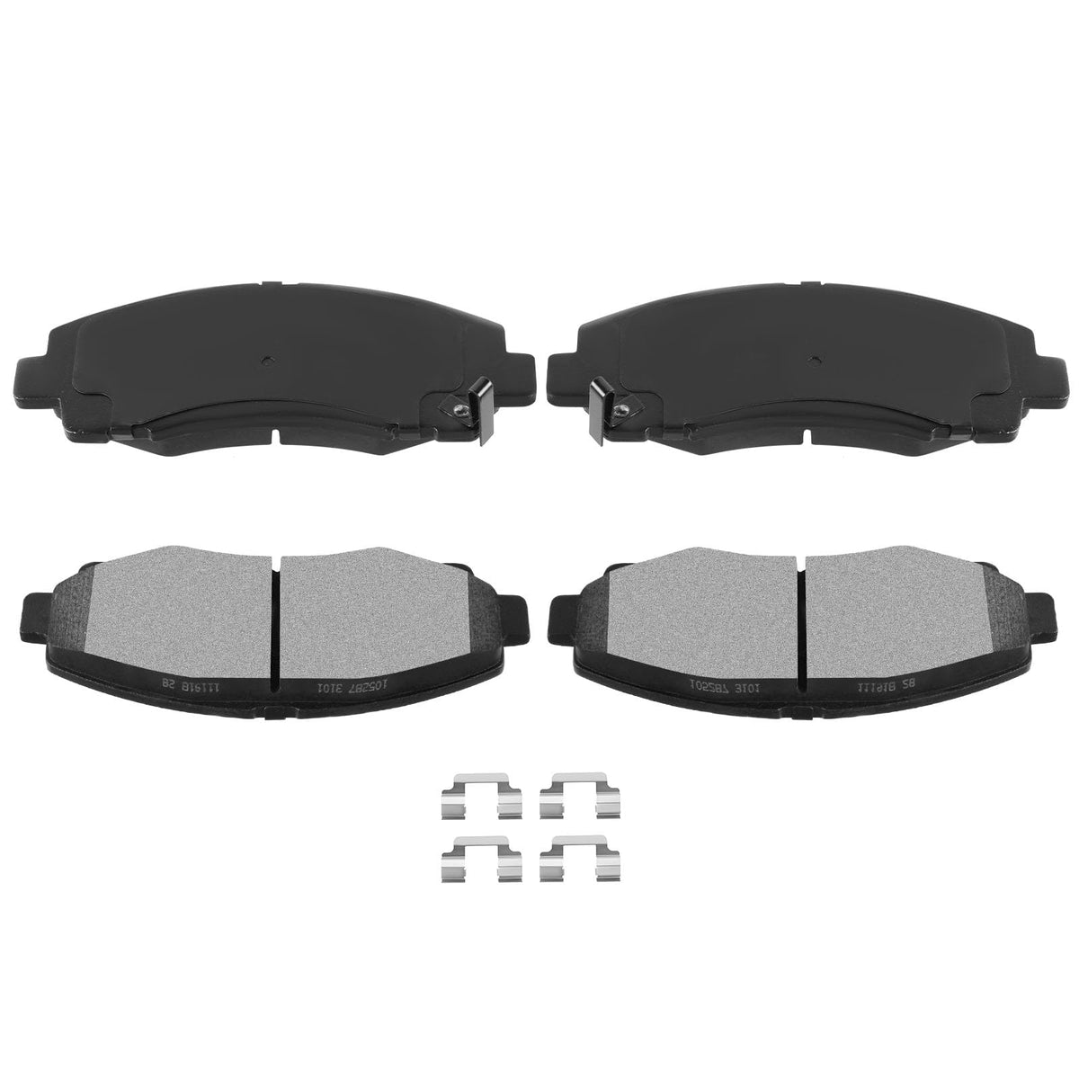 Automuto 4Pcs Front Semi-Metallic Disc Brake Pads Set D1102 For Acura Tl 2009-2014,For Honda Ridgeline 2006-2011