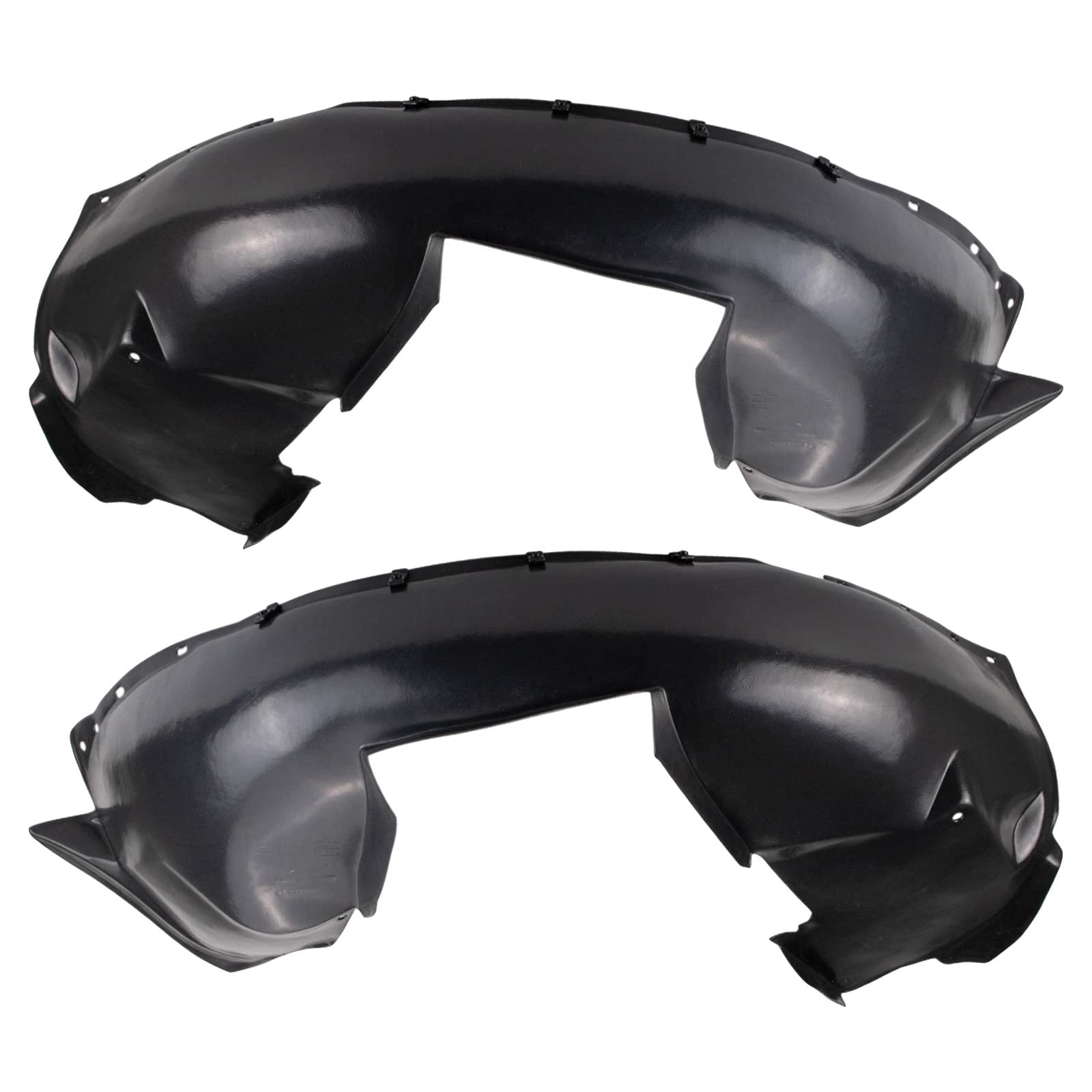 Trq Inner Fender Liner Set Compatible With 1993-1997 Volvo 850 Vo1248101 Vo1249101