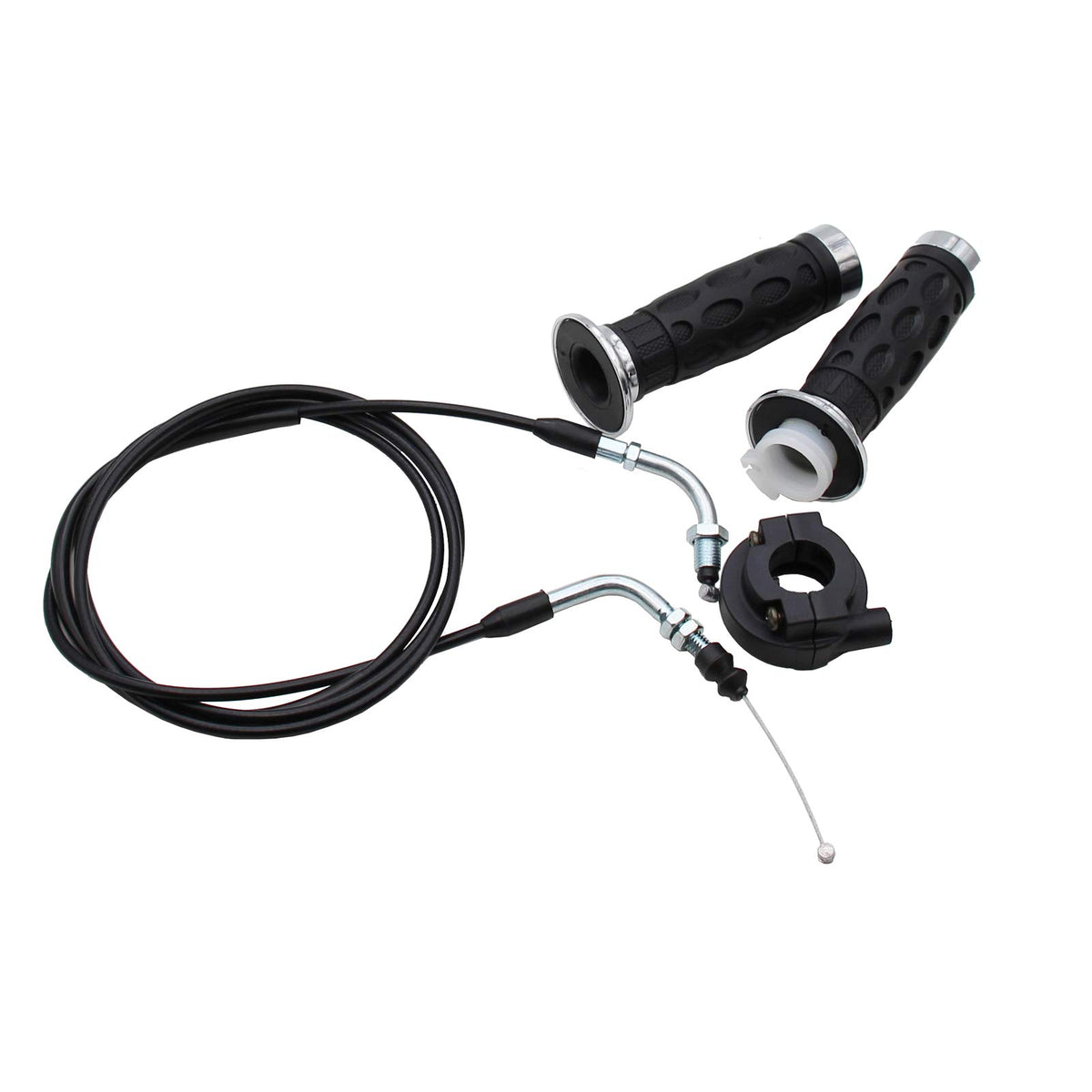 Yd-Ps001 Throttle Twist Grip Set With 78' Scooter Throttle Cable For Gy6 50Cc 80Cc 125Cc 150Cc Scooters, Motorcycles, Mopeds And Atvs With Gy6/157Qmj Engine