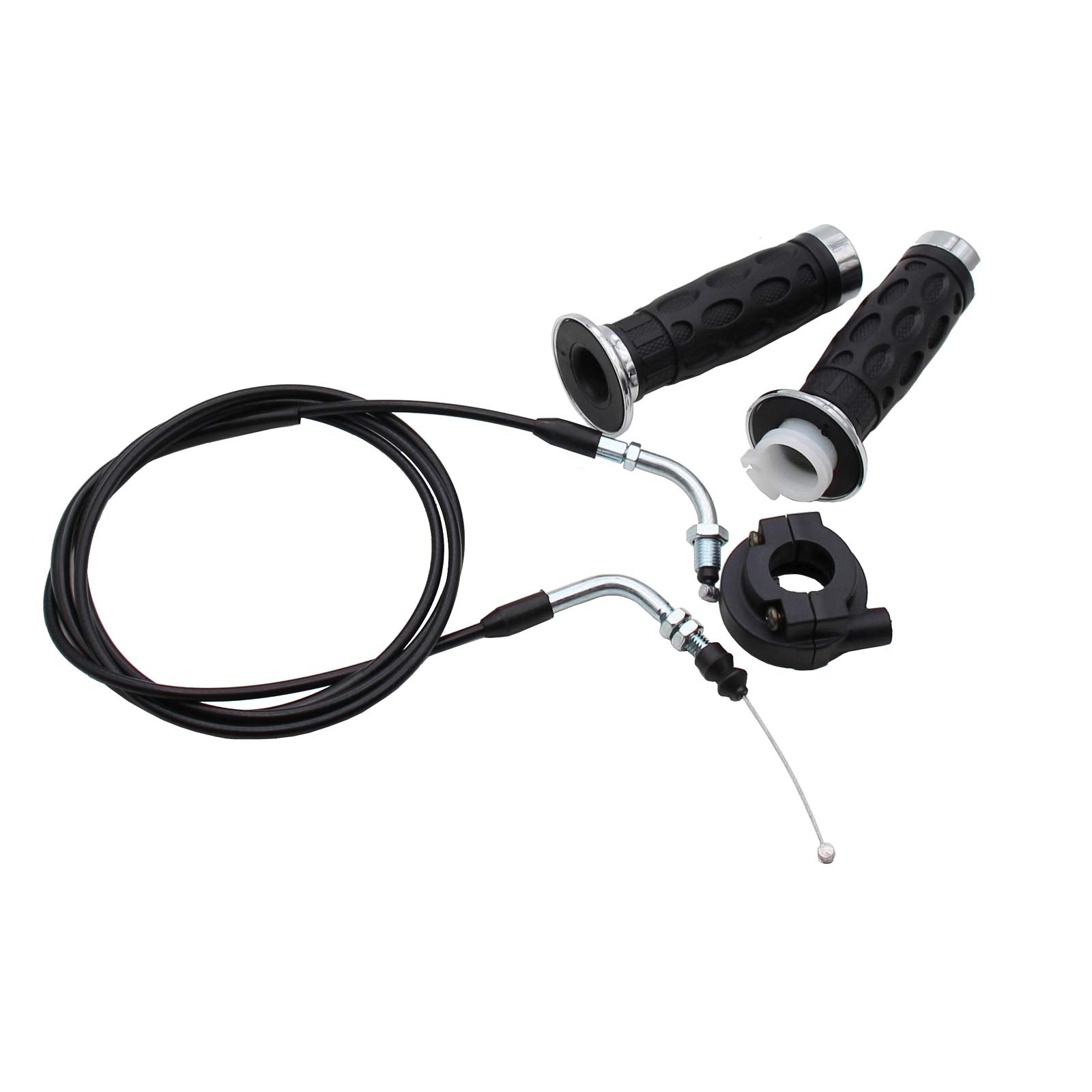 Throttle Twist Grip Set With 7/8'' Scooter Holder Housing Throttle Cable For Gy6 50cc 80cc 125cc 150cc