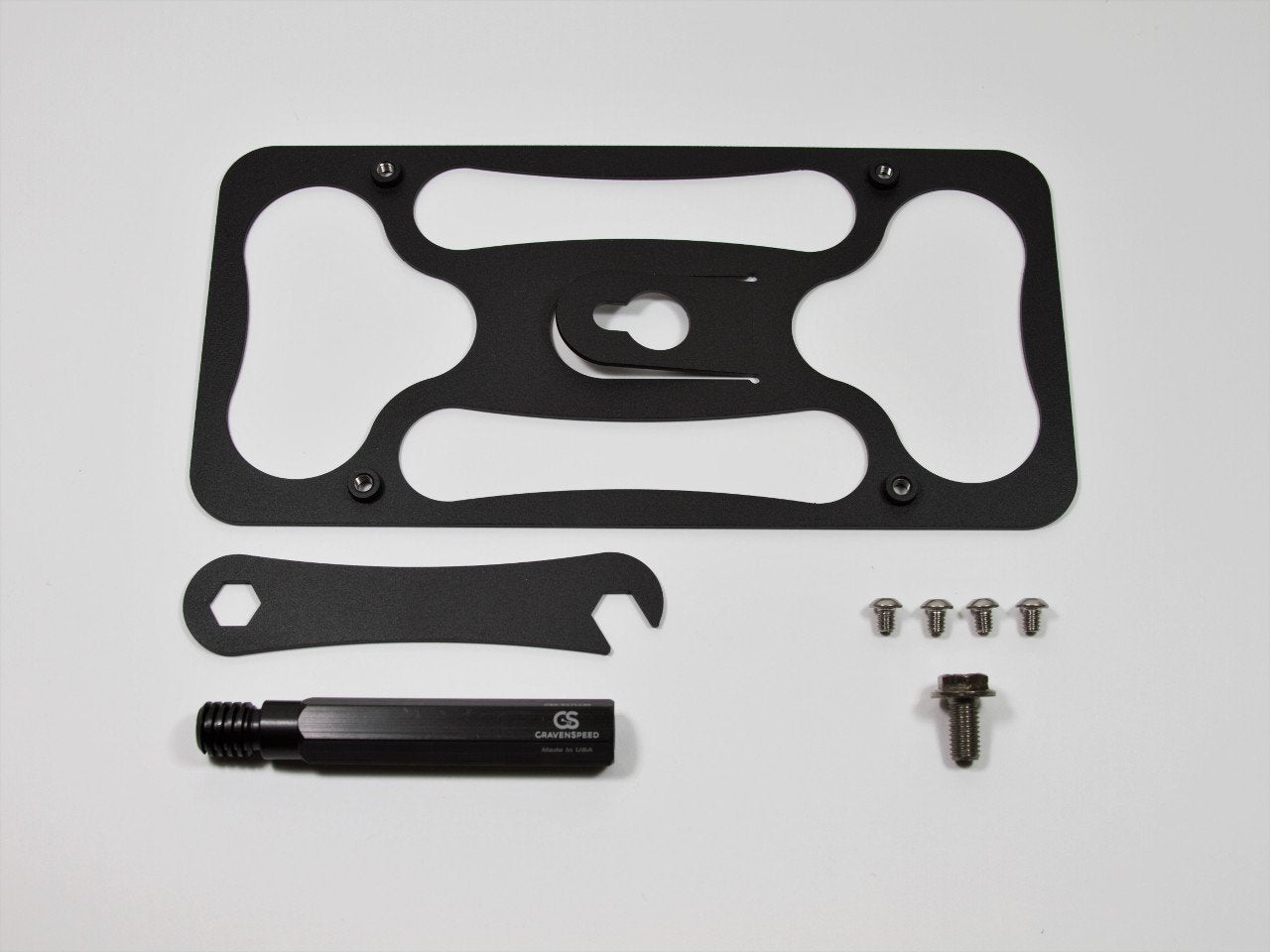 CravenSpeed Platypus License Plate Mount Compatible with Mazda MX-5 Miata (NC) | 2009-2015 | No Drilling | Installs in Seconds |