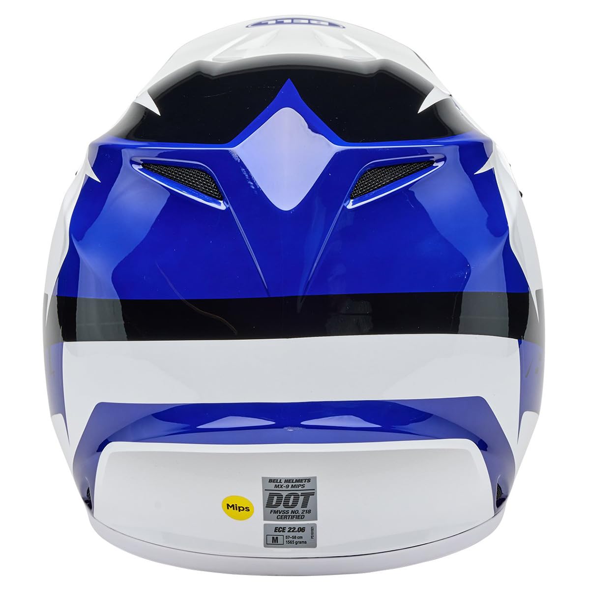Bell Mx-9 Mips Dirt Helmet (Gloss Rift Blue/White - Large)