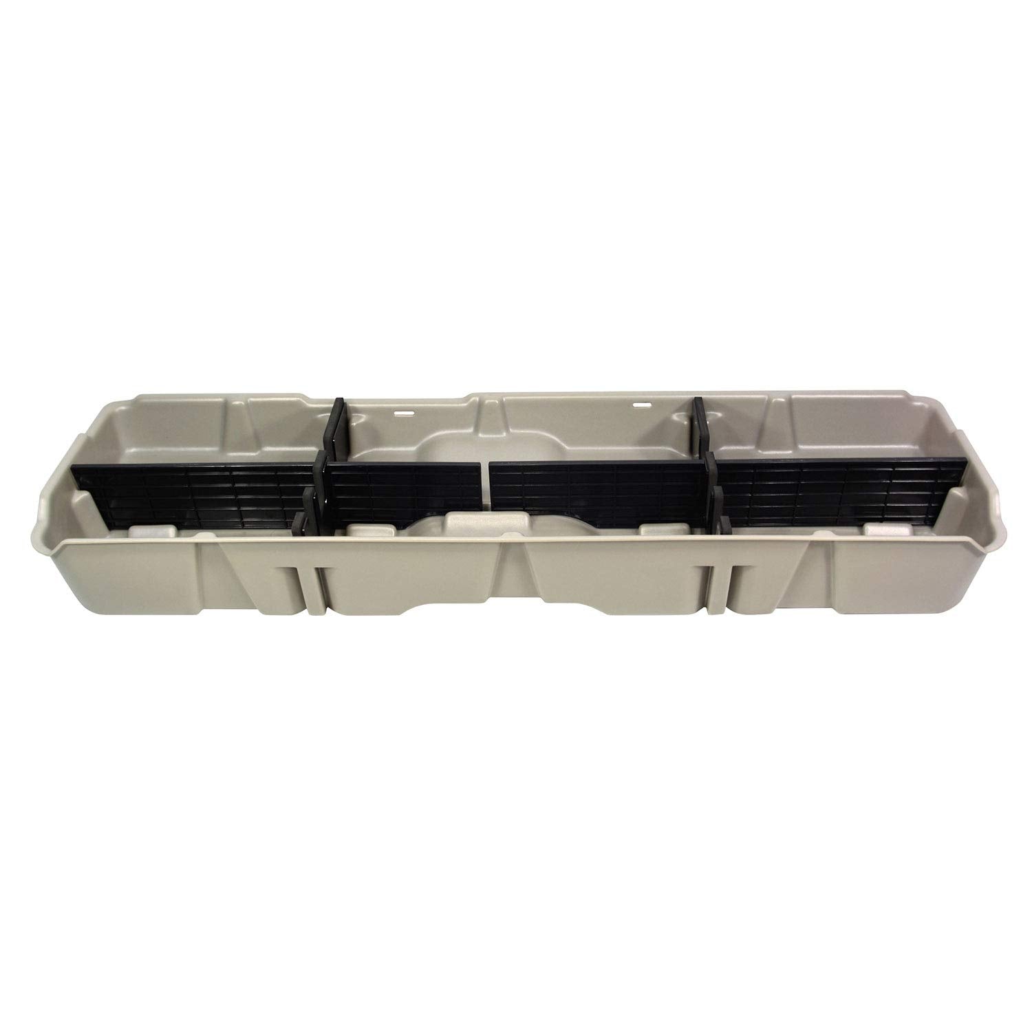 Du-Ha Under Seat Storage Fits 07-13 Chevy Silverado/Gmc Sierra Crew Cab & 2014 Heavy Duty Crew Cab | Light Gray Heavy-Duty Back