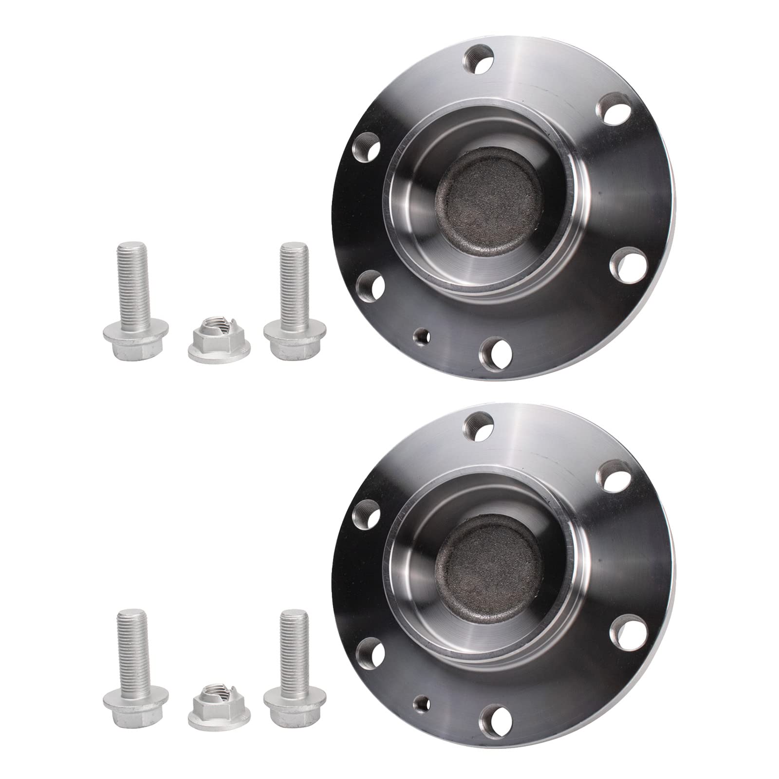 Trq Front Wheel Hub Bearings Assembly Set Compatible With 2007-2009 Dodge Sprinter 2500 2010-2018 Mercedes-Benz