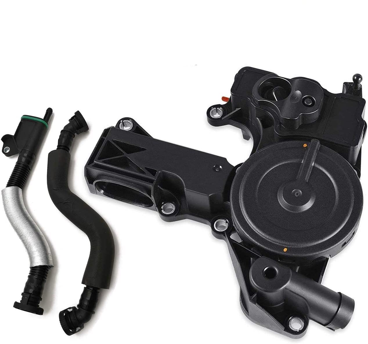 Pcv Valve Engine Crankcase Vent Oil Separator Breather Hose Kit Fit For Audi A3 A4 A5 Q5 Tt Vw Beetle Cc Jetta Passat Tiguan 1.8 2.0Tsi Replace 06H103495Ab, 06H103495Ah, 06H103495B
