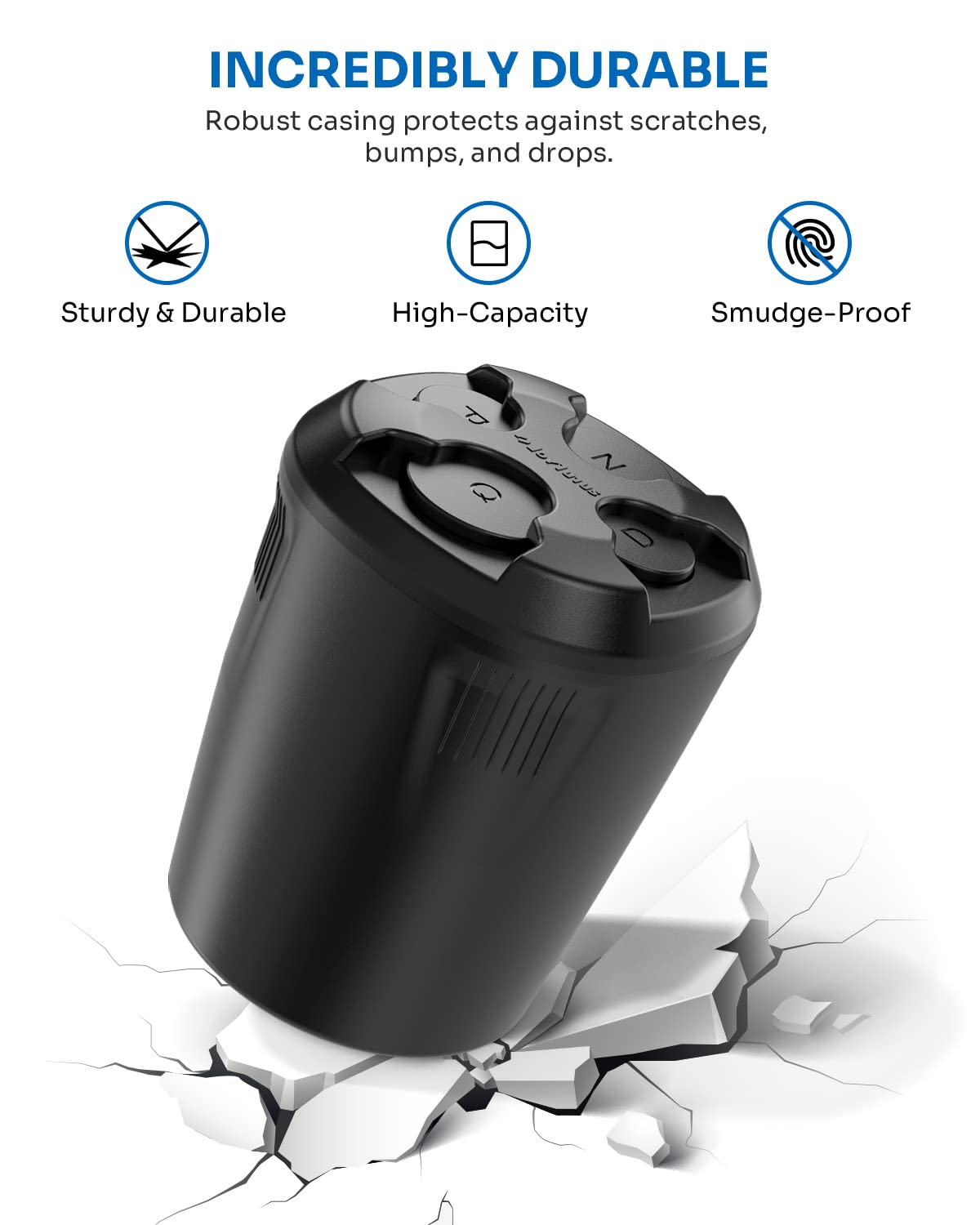 Joytutus Coin Holder For Car, High Capacity Coin Holder, Universal Car Coin Holder For Cup Holder, Change Holder Fit For Most Ca