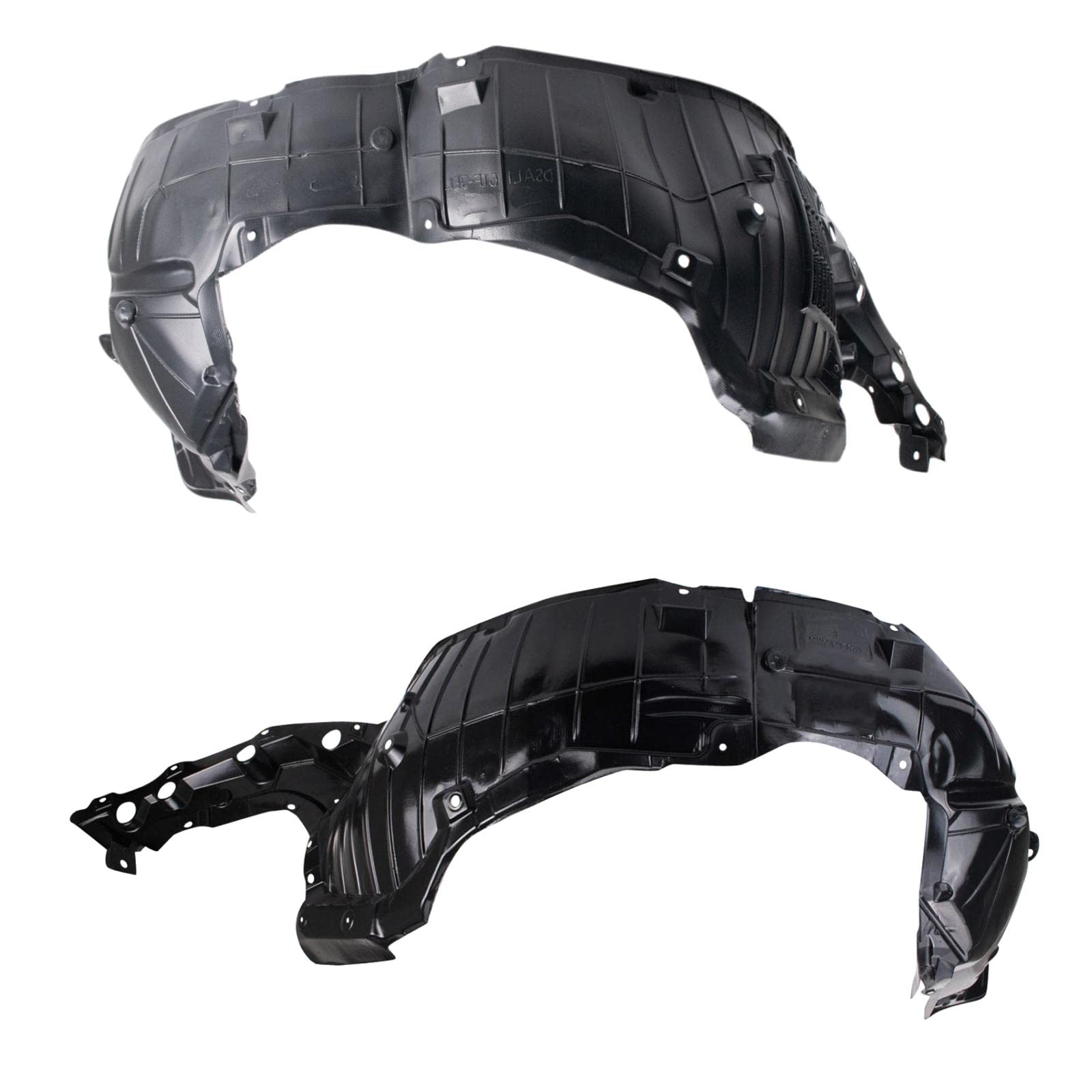 Trq Front Inner Fender Liner Set Driver & Passenger Side Ni1248150 Ni1249150 Compatible With 2016-2018 Nissan Altima