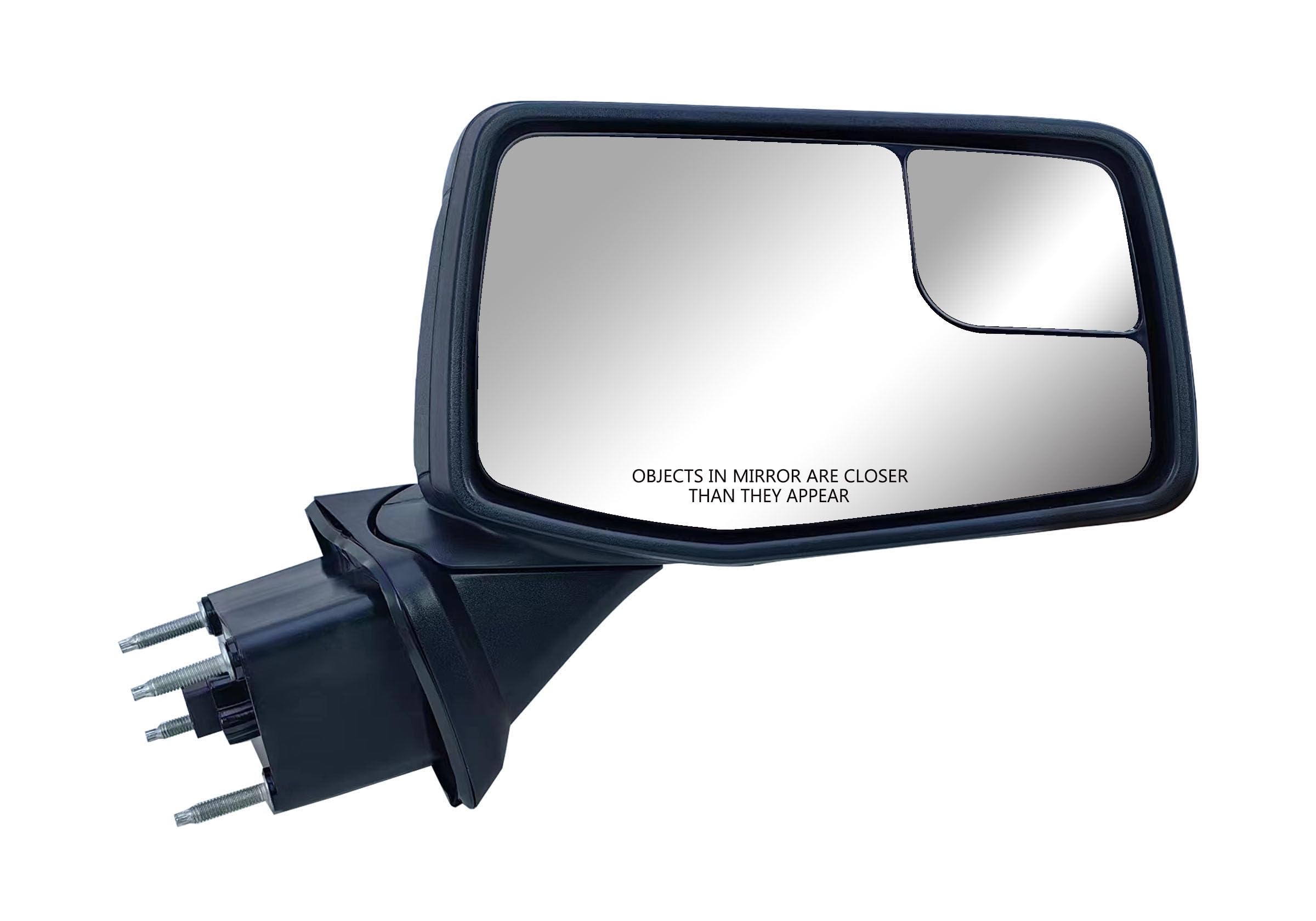 Passenger Right Side Door Mirror Textured Back Cover Power Heated Glass Manual Folding with Temperature and Blind Spot Glass Lig