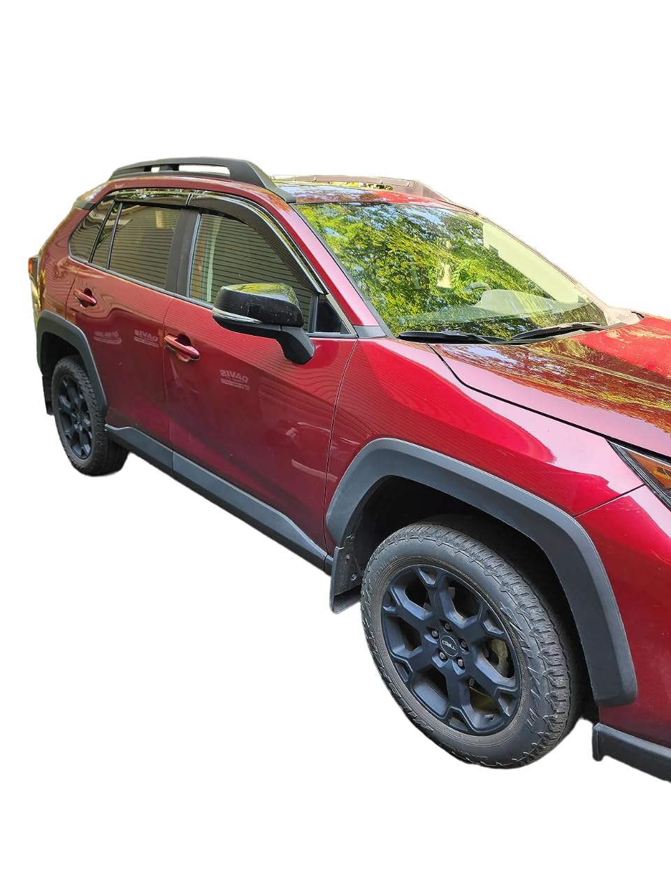 2019-2024 Black Tinted Side Window Deflector Visors Rain Guards For Toyota Rav4 2019 2020 2021 2022 2023 2024