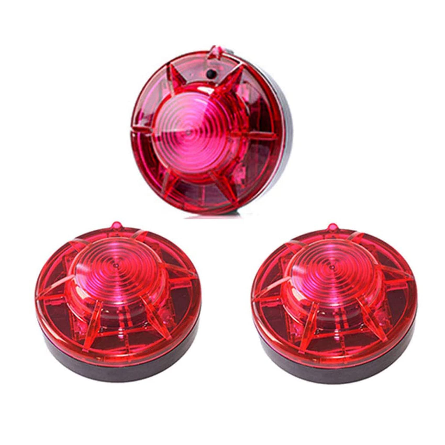 Ahoufher 3 Pack Led Road Flares Roadside Flashing Emergency Lights Beacon Luminous With Magnetic Base For Vehicle And Outdoor Sp