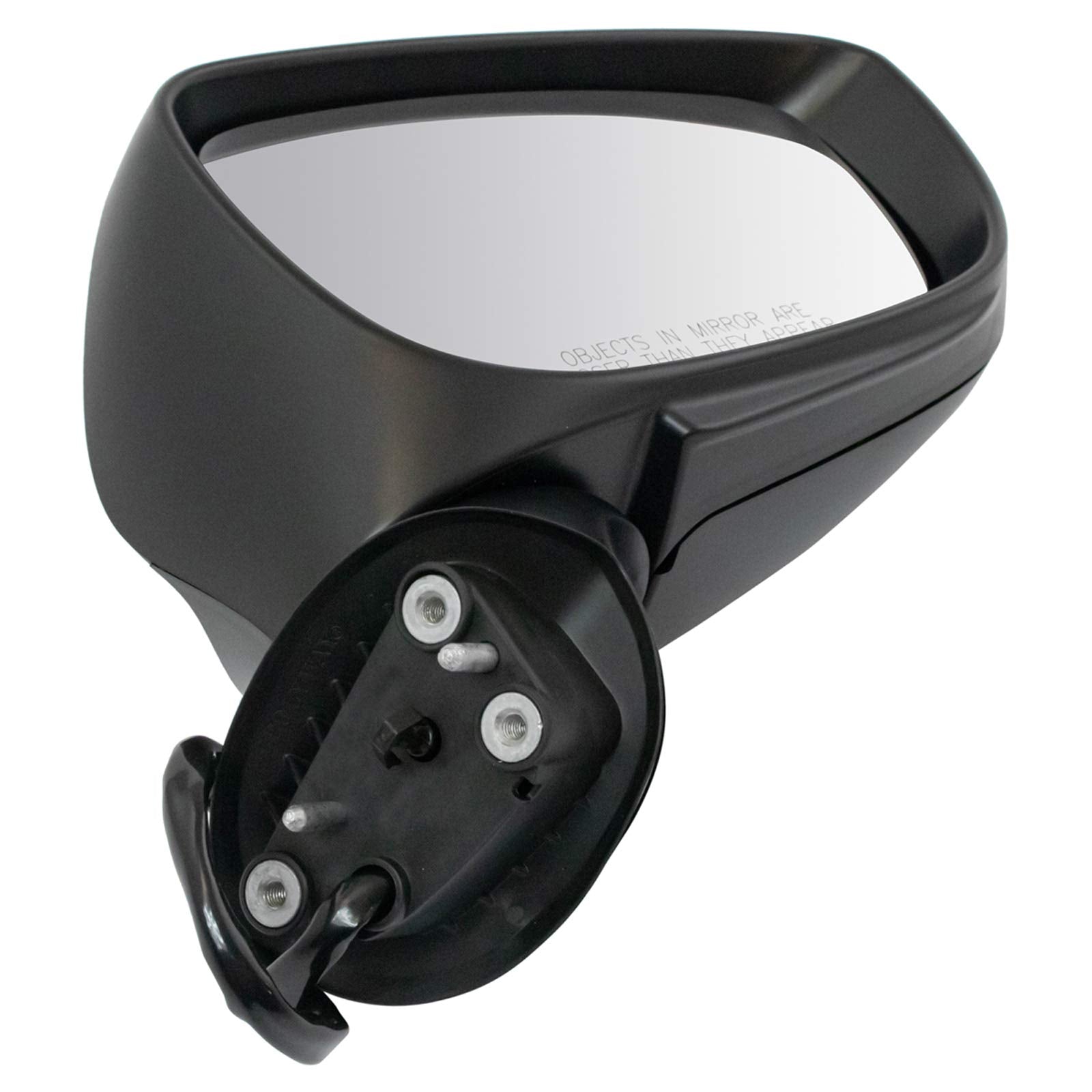 Trq Right Mirror With Heat Without Blind Spot Indicator Passenger Side Compatible With 2016-2021 Mazda Cx-3 Ma1321209