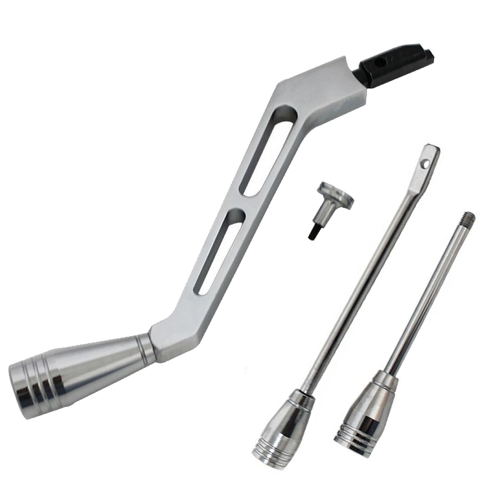 Bst Bssp Polished Billet Aluminum Column Shifter Lever,Turn Signal, Lever Hazard Boots & Tilt Kit For 1967-1994 Gm Columns Chevrolet Buick Oldsmobile Pontiac Cadillac