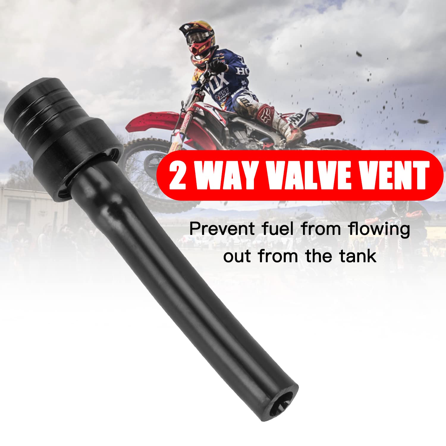 GREHUA 7pcs Black Fuel Tank Gas Cap Hose Gas Tank Breather Hose Vent for 50cc 90cc 125cc TW200 Drz400s Vitacci 125cc YZ125 420Ra