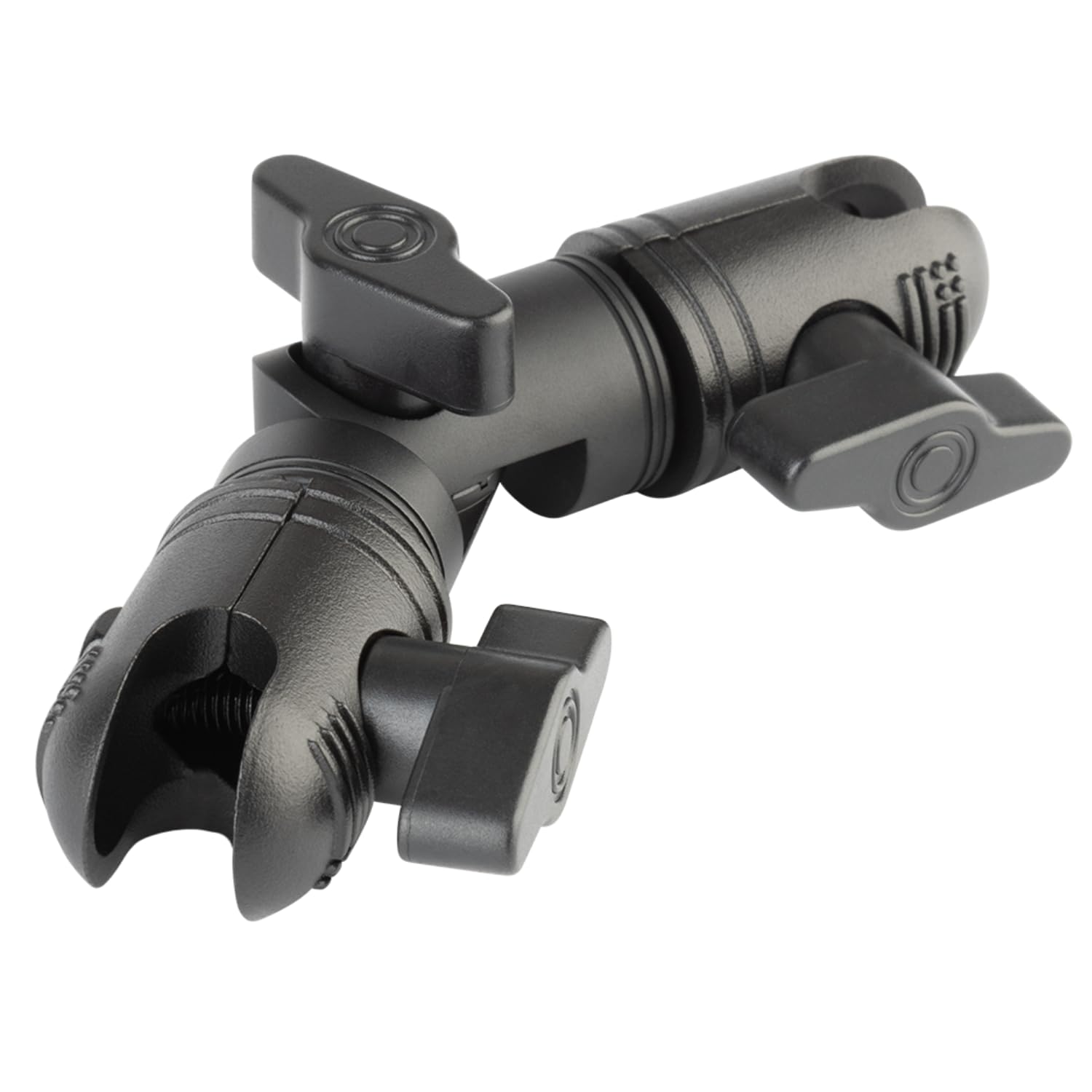 Bulletpoint Locking Adjustable Carbon Fiber Kevlar Mounting Arm with Articulating Joint Dual 20mm Socket Ends (1cm-to-1cm)