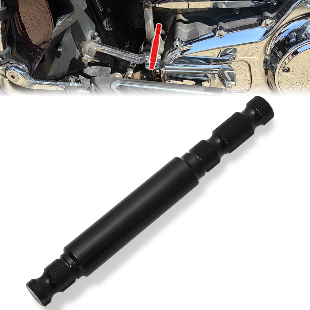 Wowtk Inner Steel Shifter Lever Shaft Fits For Harley Touring Road King Electra Glide Street Glide 1984-2016 Replace For 33709-82A,Black