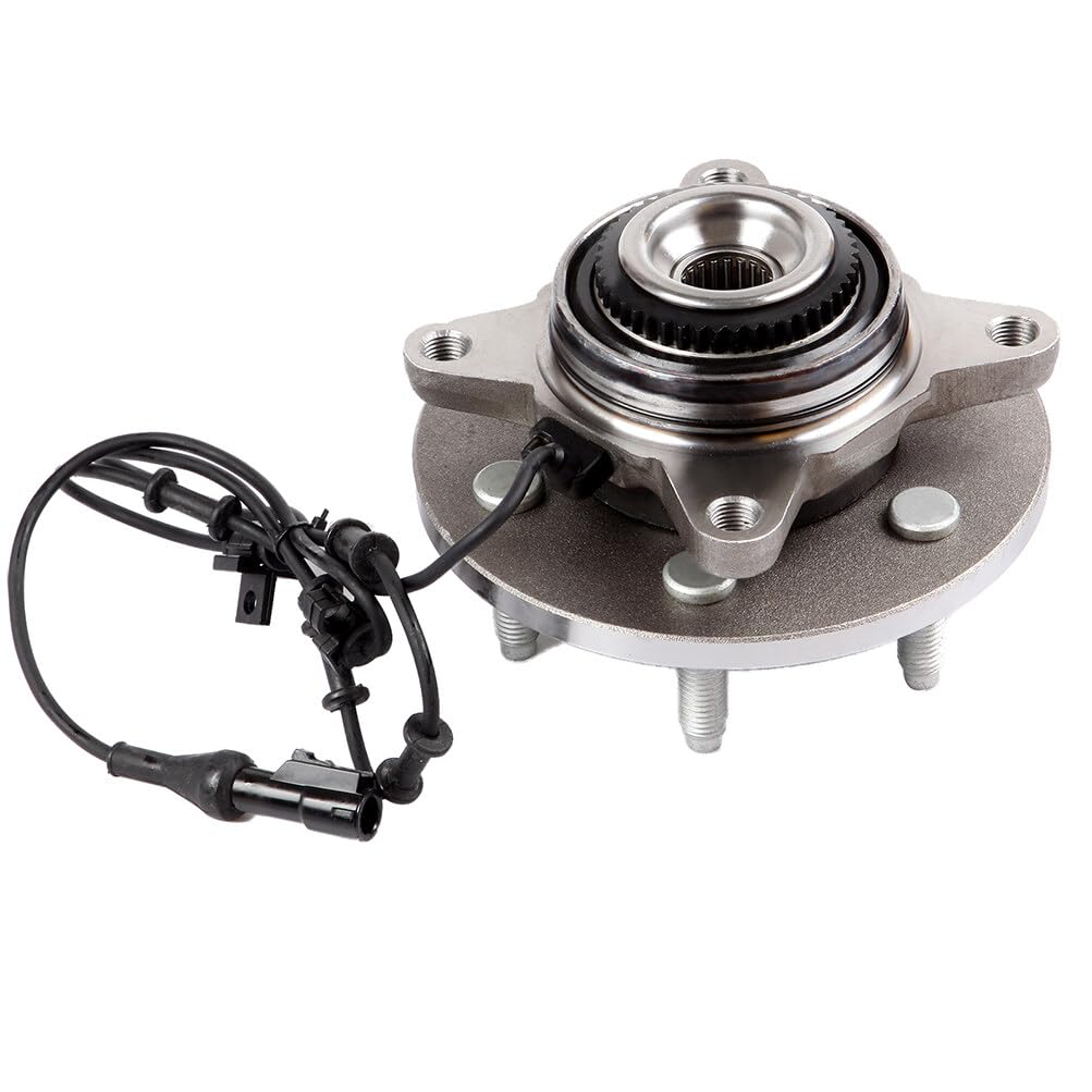 ECCPP Wheel Hub and Bearing Assembly Front 515043 fit for Ford Expedition 2003-2006, for Ford F-150 2004, for Ford F-150 2 6 Lug