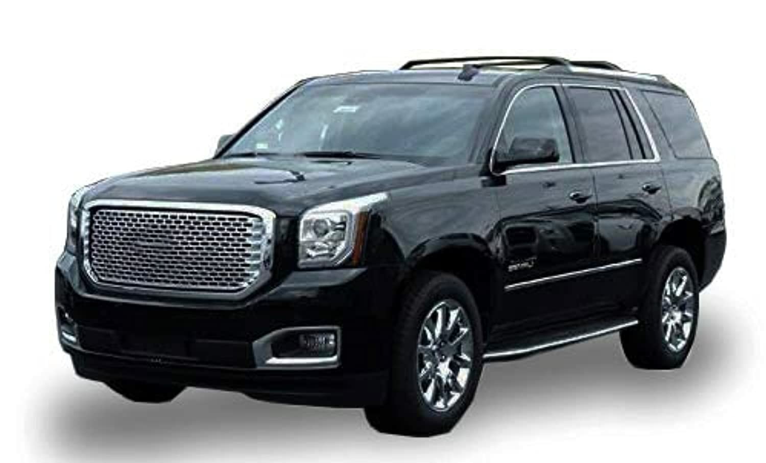Black Horse Off Road Black Aluminum Oem Replica Cross Bar Compatible With 15-20 Tahoe/Yukon/Yukon Xl/Suburban/Escalade/Escalade 