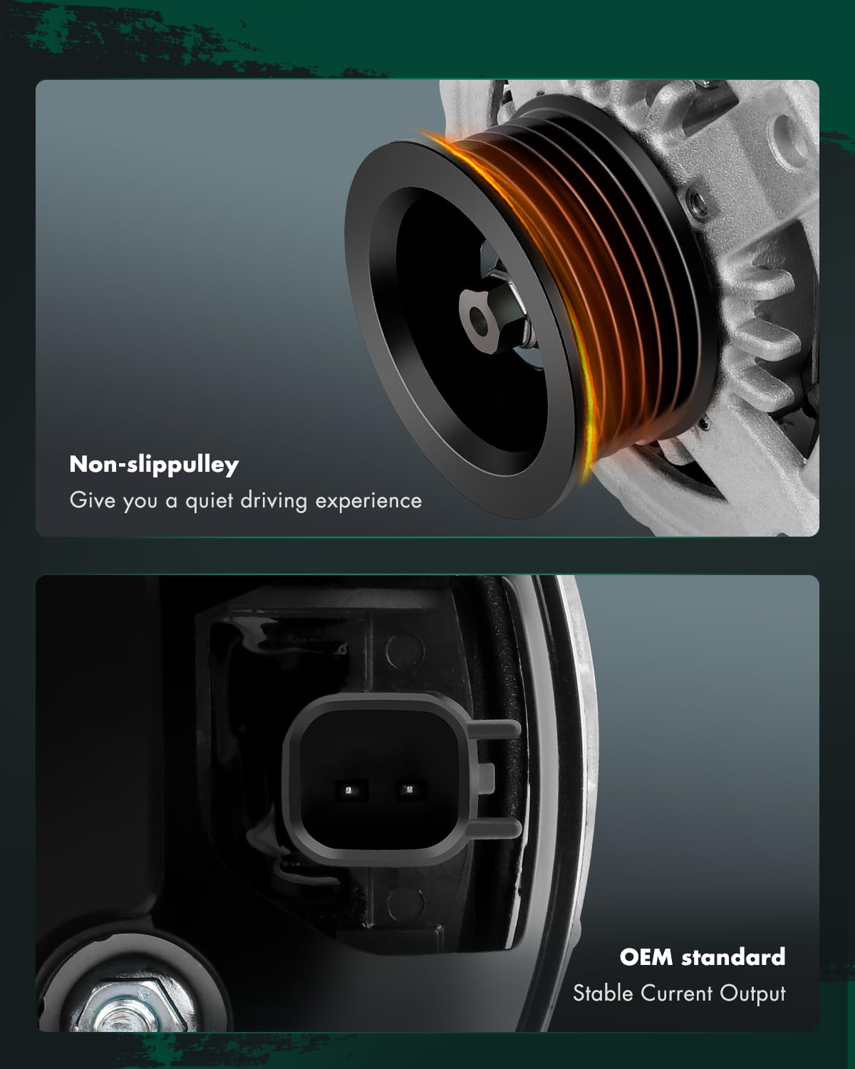 SCITOO Alternator 11383 Fit for Charger 2008 2009 2010 08 09 10 2.7L 3.5L 5.7L 6.1L 2.7 3.5 5.7 6.1 421000-0620 11383-11382 0489