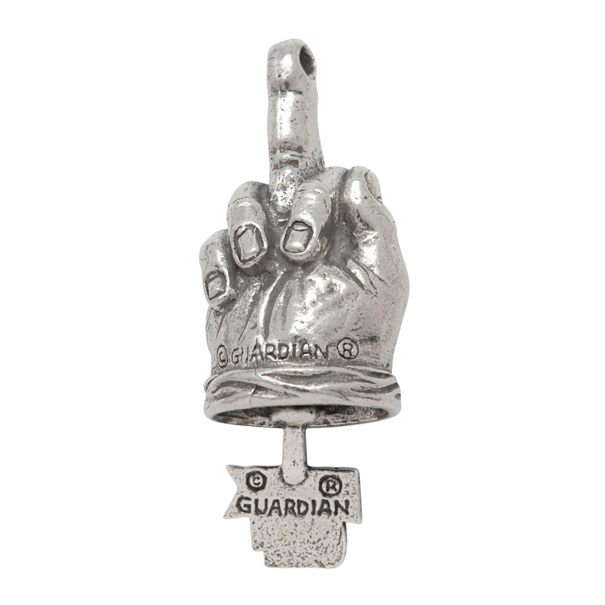 Guardian Bell F*Ck Off Good Luck Bell W/Keyring & Black Velvet Gift Bag | Motorcycle Bell | Lead-Free Pewter | Good Luck Gift |