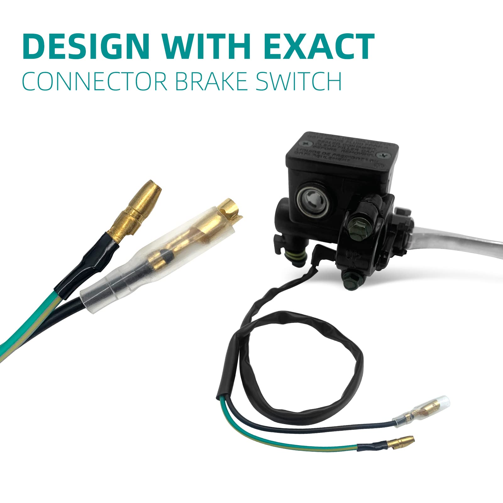 Front Right Brake Master Cylinder for Kawasaki Prairie 300 360 400 700 Bayou 300 Brute Force 650 Lakota 300 Mojave 250 KVF300 KV