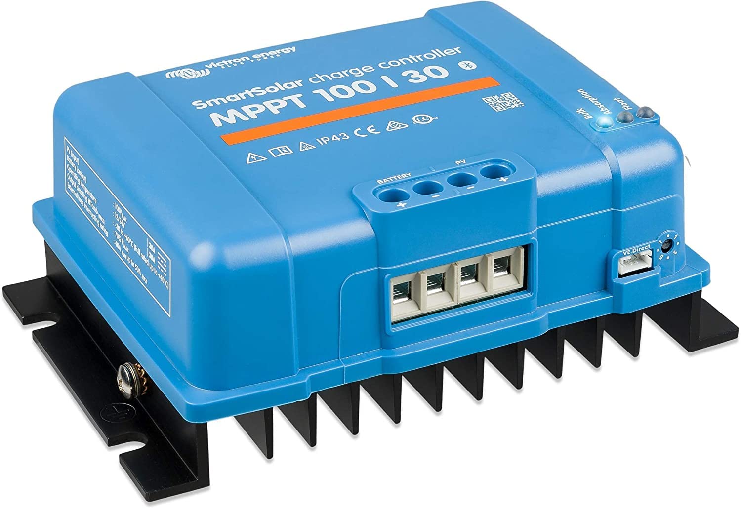 Victron Energy Smartsolar Mppt 100V 30 Amp 1224-Volt Solar Charge Controller (Bluetooth)