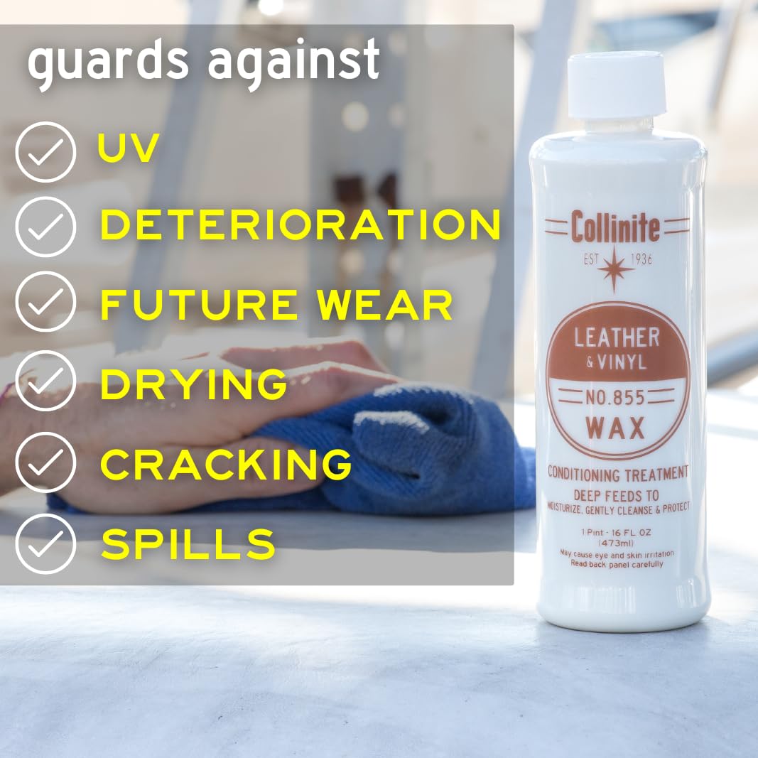 Collinite No. 855 Leather & Vinyl Wax, 16 Fl Oz - 1 Pack