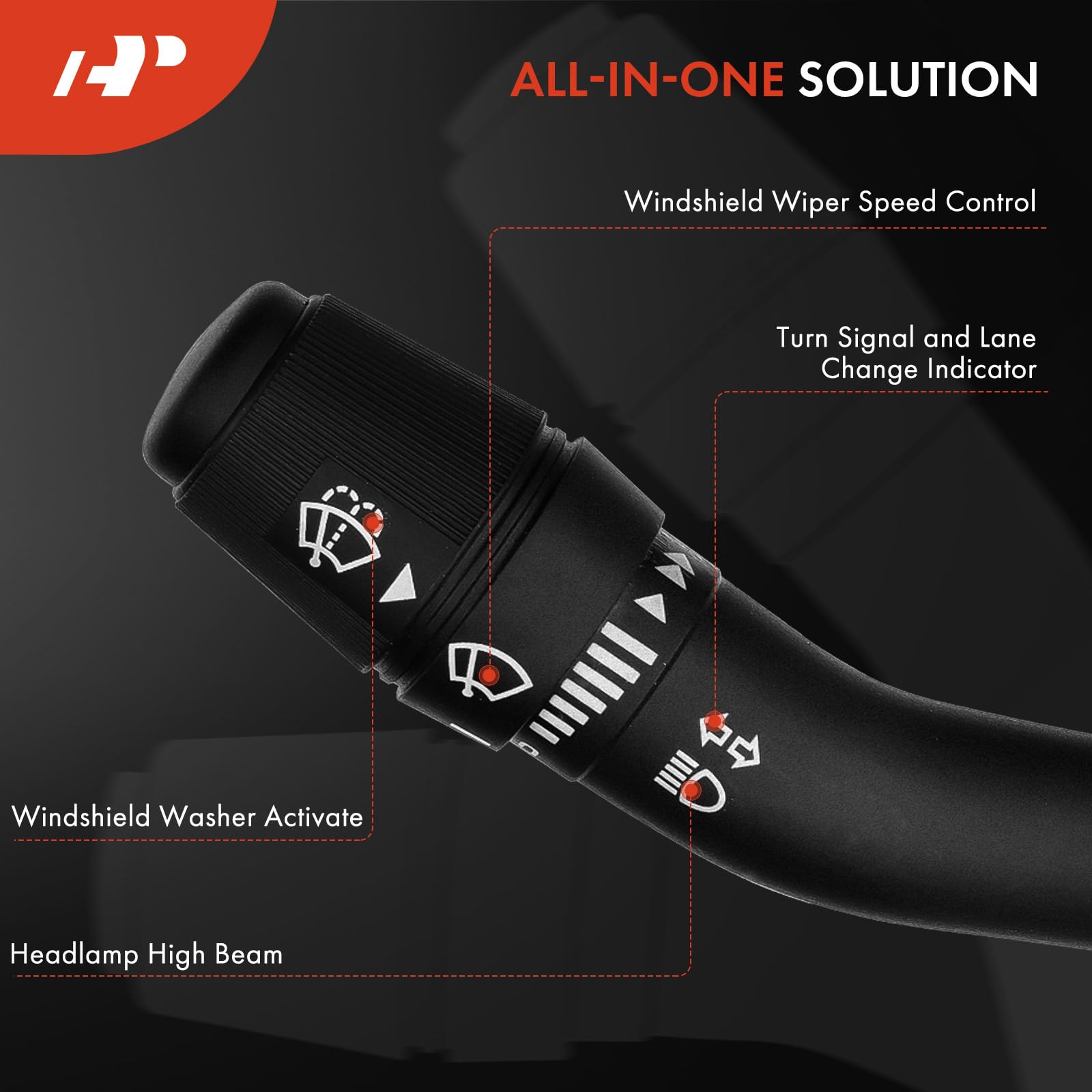 A-Premium Multifunction Switch Turn Signal Switch Windshield Wiper Washer Switch Compatible with 1999-2003 Ford F-150 F150 Explorer (Sport/Sport Trac) Ranger Mazda B2300 B2500 B3000 B4000 Mountaineer