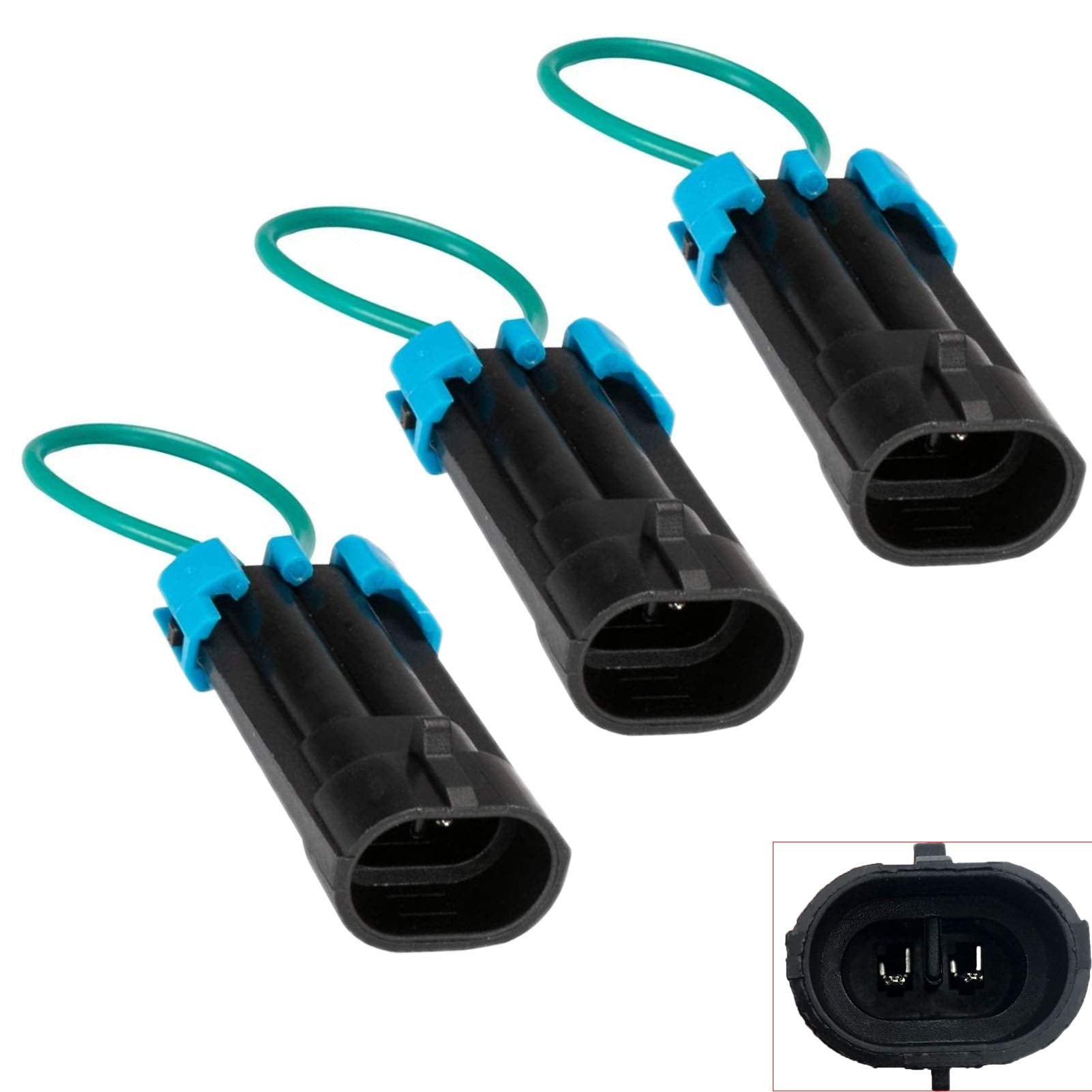 3 Pack Seat Belt Bypass Harness Override Compatible with All Can-am Commander Defender Maverick x3 max,All Polaris Ranger RZR Ge