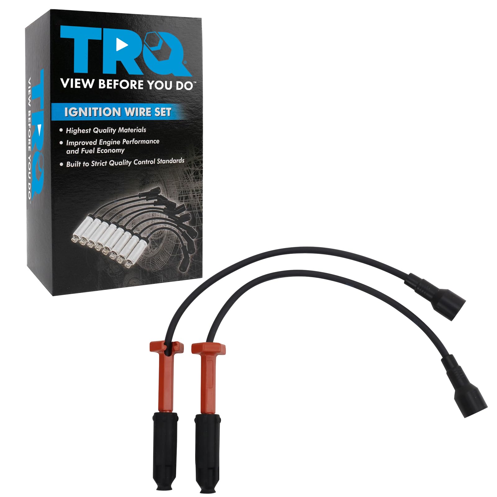 Trq Spark Plug Wire Set Compatible With 1997-2000 Mercedes-Benz C230 1998-2000 Slk230