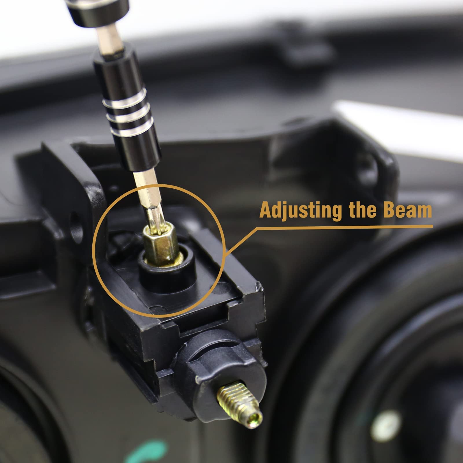 As Headlight Assembly For 2003 2004 2005 2006 Chevy Silverado/ 03 04 05 06 Avalanche 1500 2500 3500 Headlights Driver And Passenger Side Headlamp Replacement Pair - Not Fits Body Cladding Models