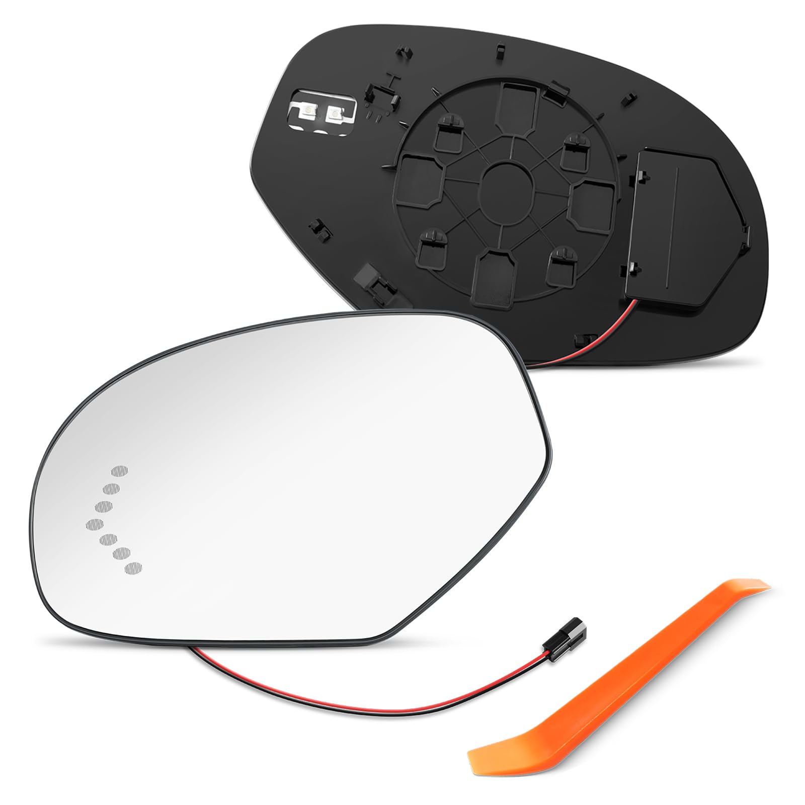 Passenger Side Heated Mirror Replacement for 2007-2013 Chevrolet Silverado, Tahoe, Chevy Suburban, Avalanche, GMC Yukon, Cadilla