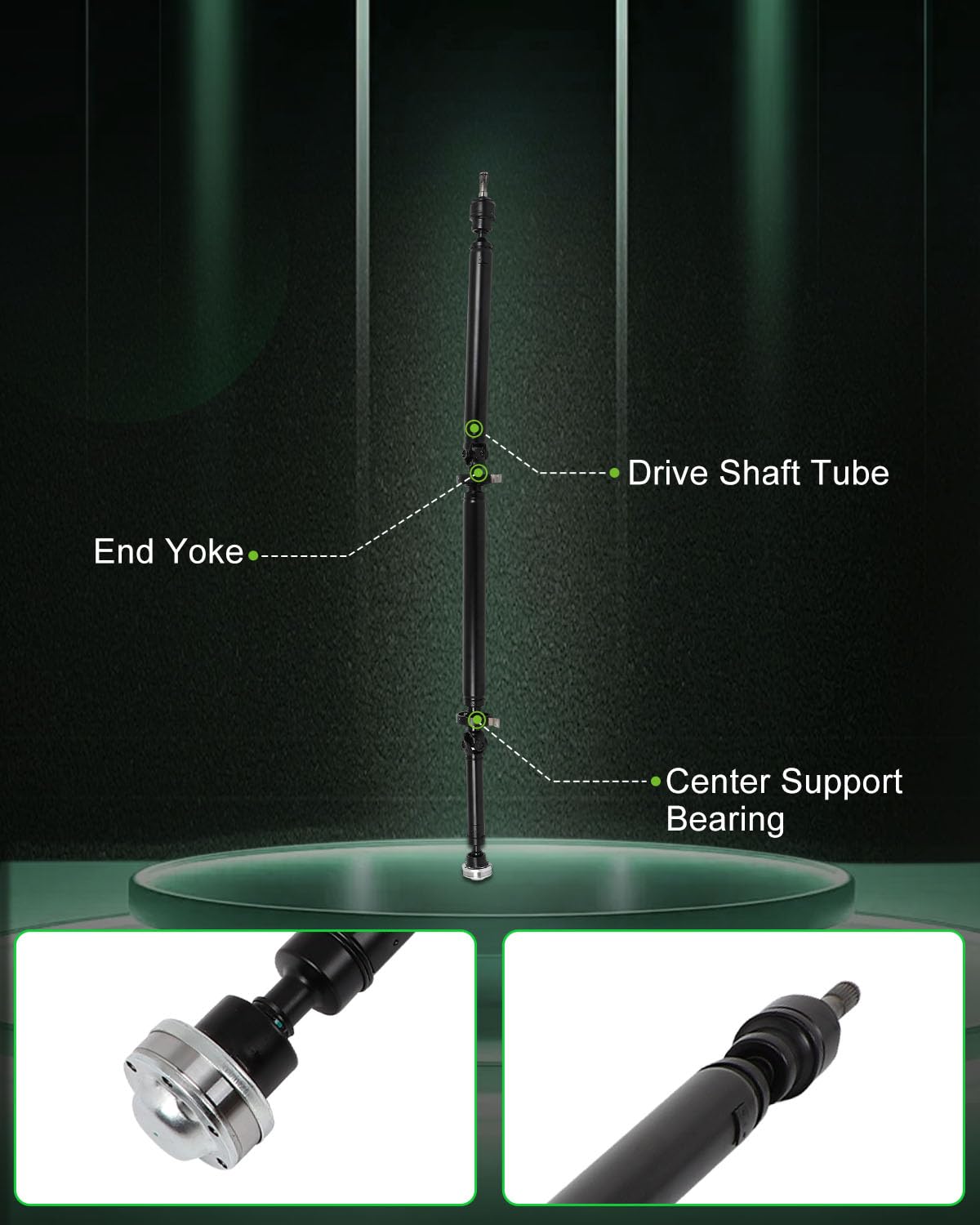 Scitoo?93.86''?Steel Rear Driveshaft Assembly Drive Shaft Prop Shaft For Cadillac Srx 2010-2016,Oe# 22885388 20927516 22822140 2