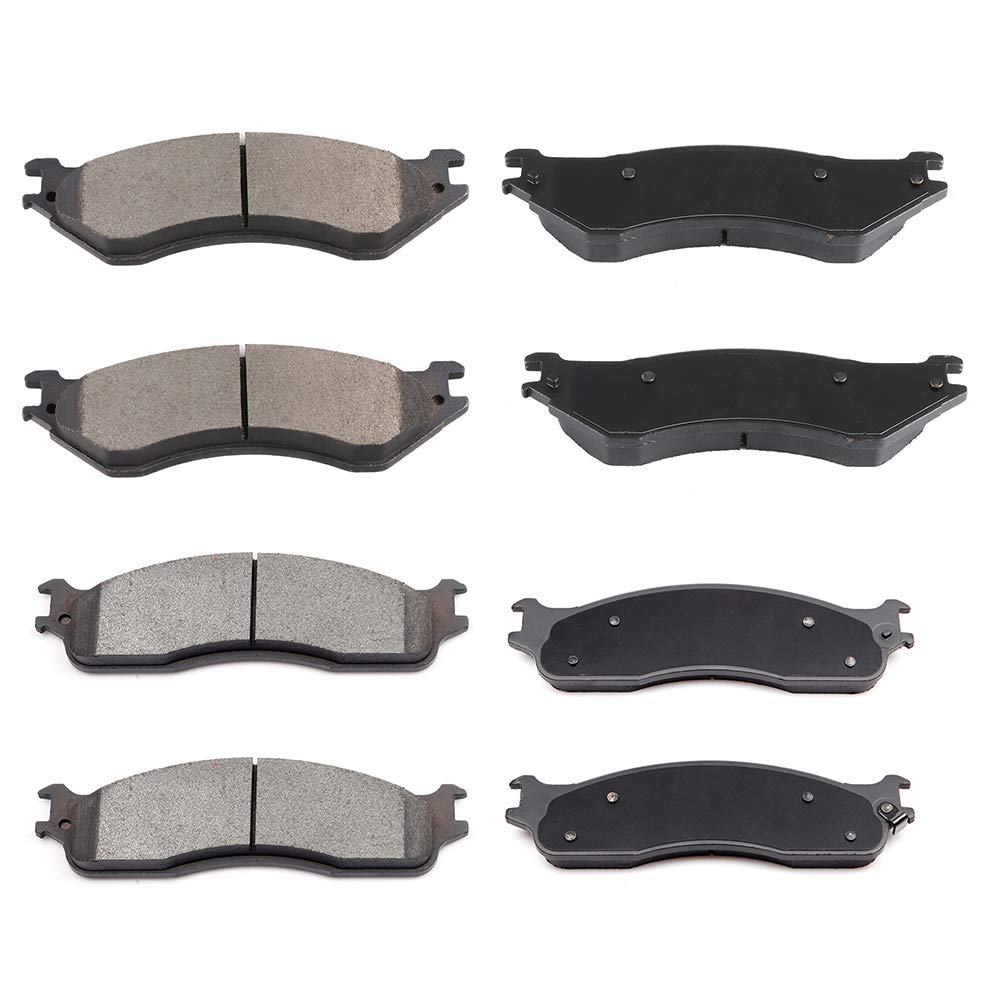 Cciyu D965 D1077 Ceramic Front Rear Brake Pad Set For 2006-2008 For Dodge For Ram 1500,2003-2008 For Dodge For Ram 2500,2003-200