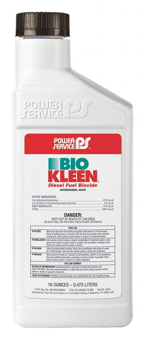 Power Service 09016-09 Bio Kleen Diesel Fuel Biocide - 16 oz.
