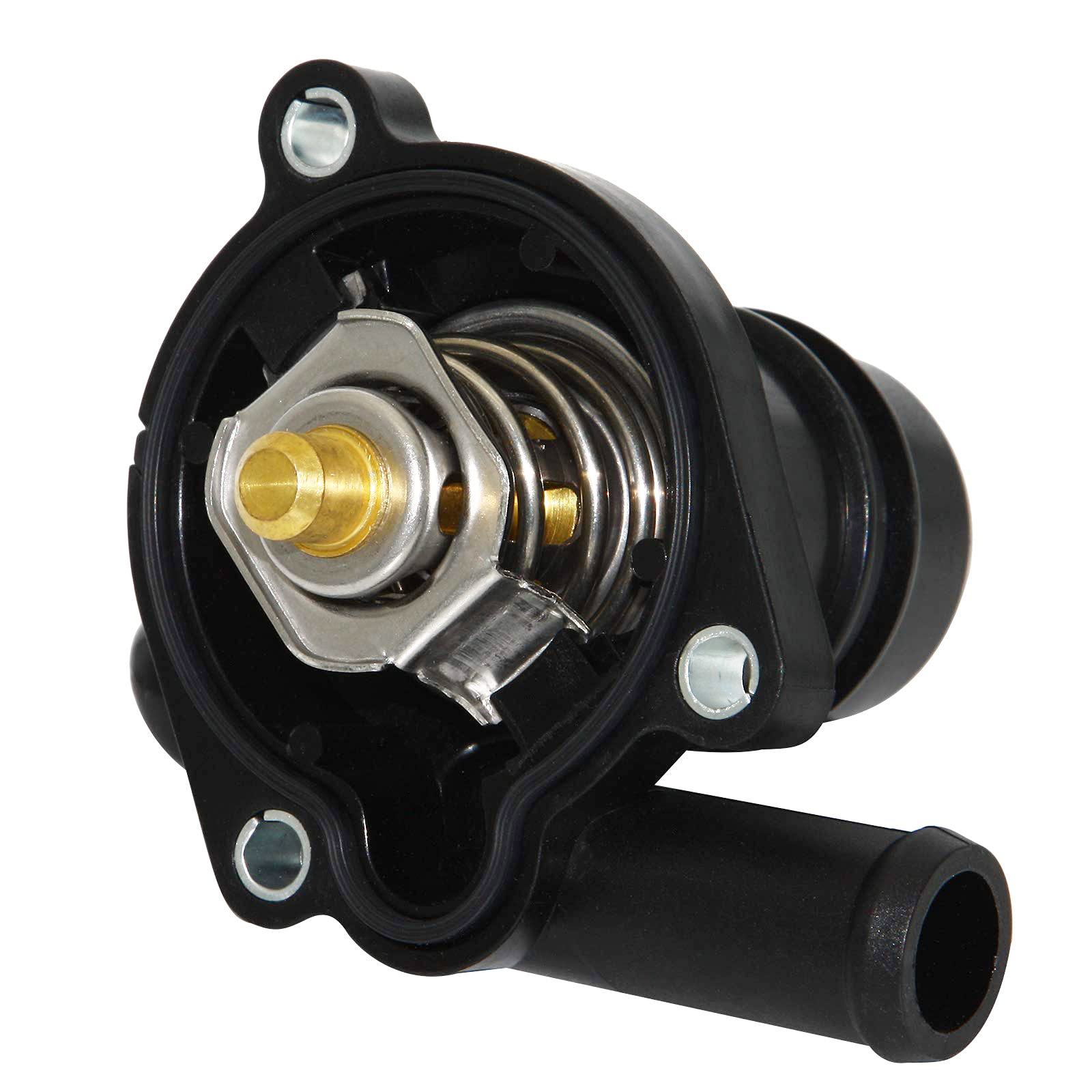 Upgraded 55565336 902-808 Engine Coolant Thermostat Housing Assembly Fit For 2011-2019 Che-Vy Cru-Ze Sonic Trax Limited 1.4 L Replaces 55593034 55579010 By Sikawai