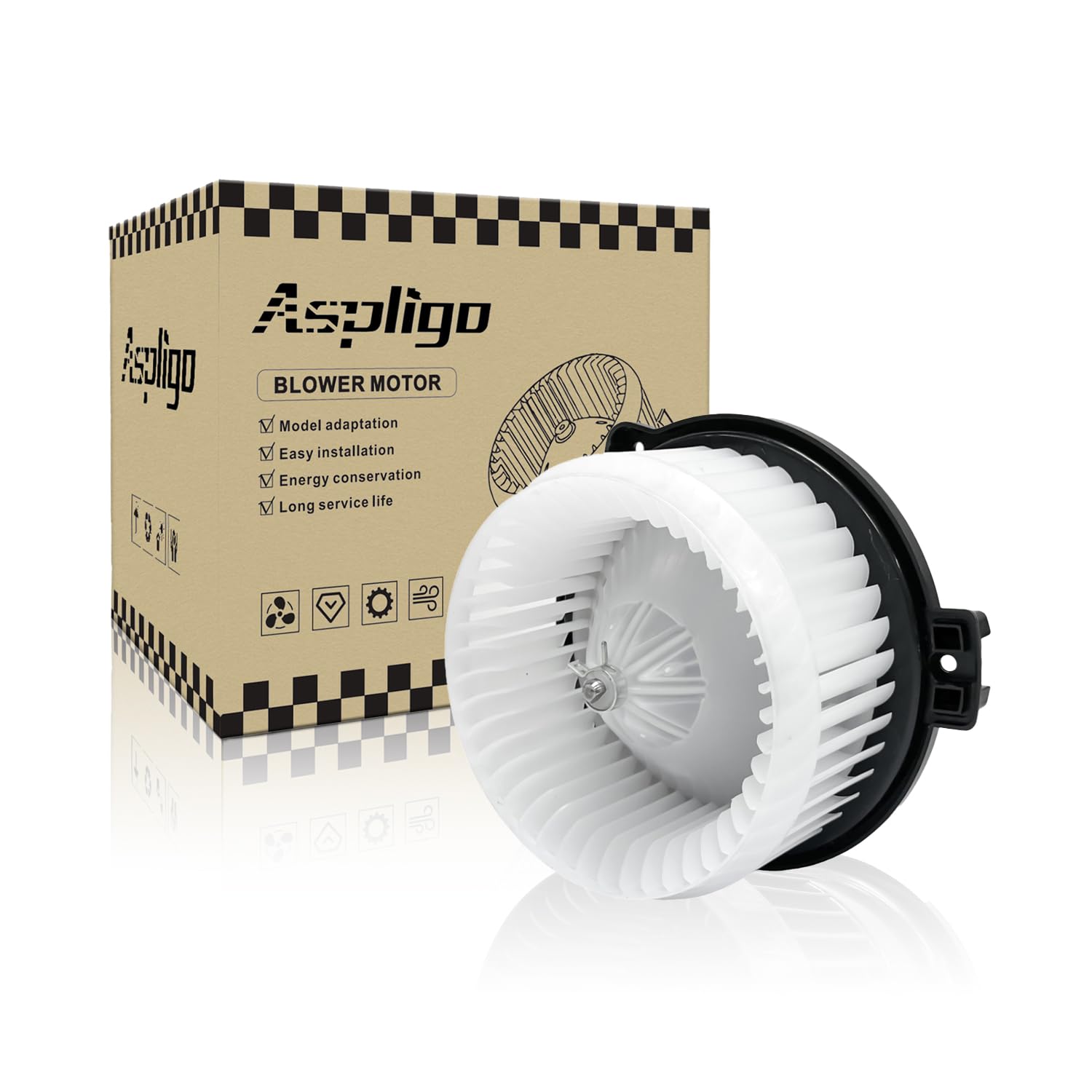 Aspligo 700054 Front Ac Heater Blower Motor Fan Front Fit For Toyota Camry 2002 2003 2004 2005 2006, Sienna 2004 2005 2006 2007