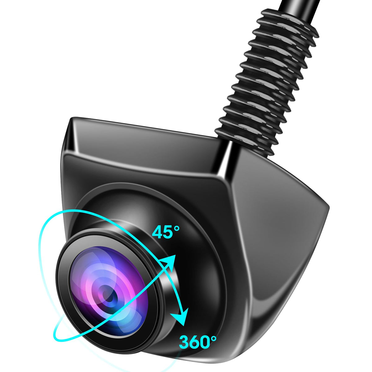 ?360Rotatable? Ahd 1080P Backup Camera For Car Truck Back Up Camera For Cars Rv Front Rear View Reverse Camera Super Night Visio