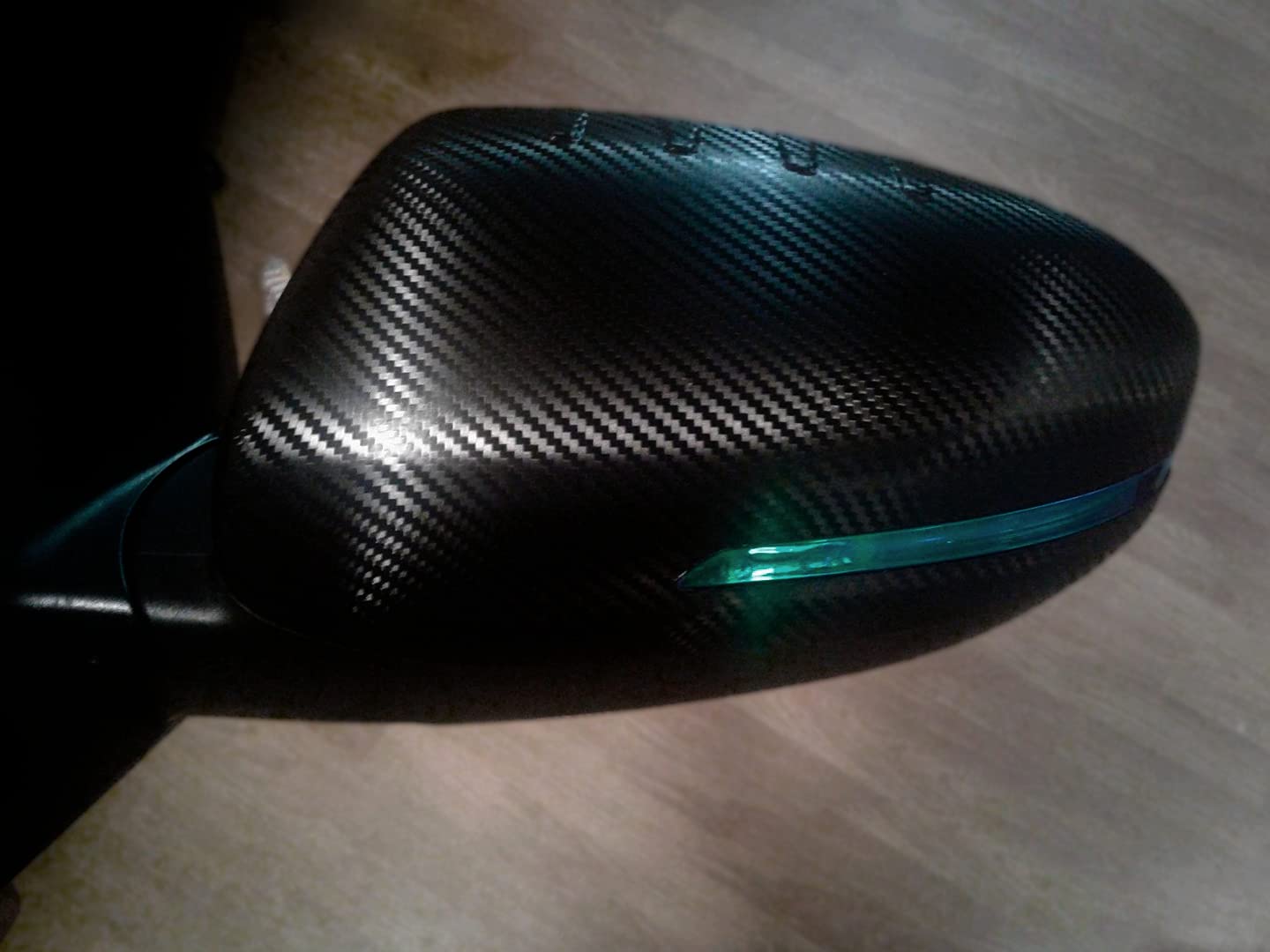 Vvivid+ Premium Black Carbon Fiber Vinyl Wrap Film (10Ft X 5Ft)