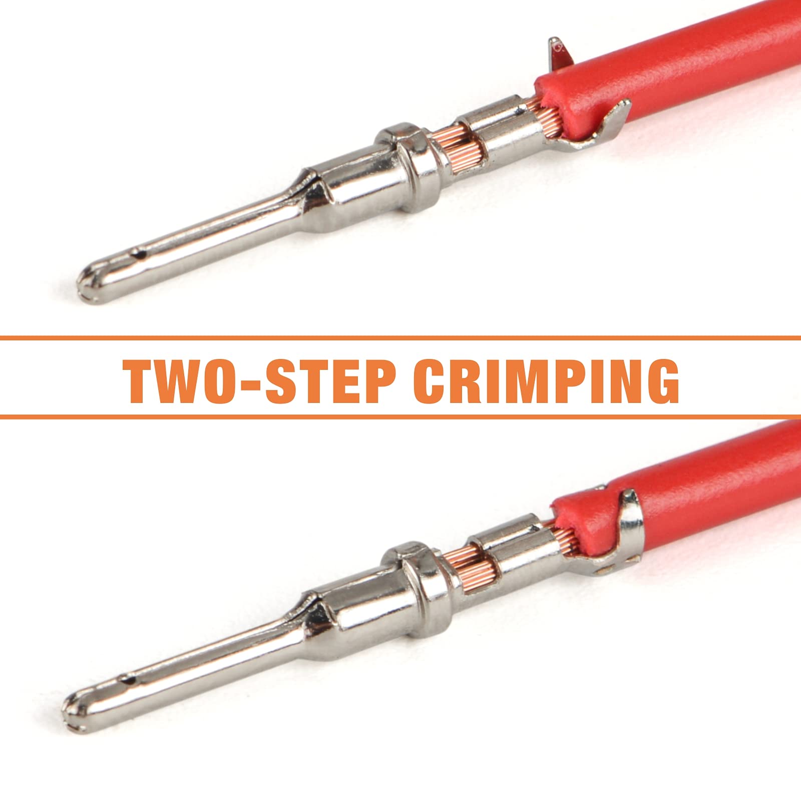 Iwiss Deutsch 3 Pin Dt Series Connectors, Size 16 Stamped Contacts, 3 Way Automotive Electrical Connectors, 80 Pieces