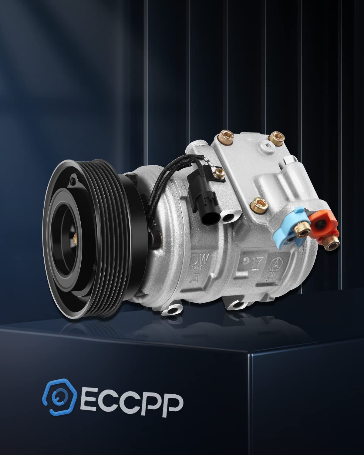 Eccpp Air Conditioning Compressor 2005-2007 For Hyundai Tucson 2005-2009 For Kia For Sportage 2.7L Ac Compressor Fast Cooling