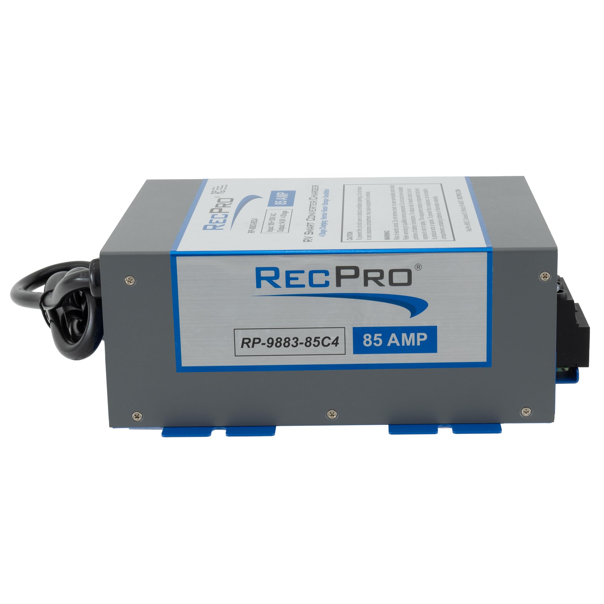Recpro Rv Converter 85 Amp | Rv Power Converter & Battery Charger | 4 Stage Smart Charging | 120Vac To 12Vdc | 13V To 16.5V Oper