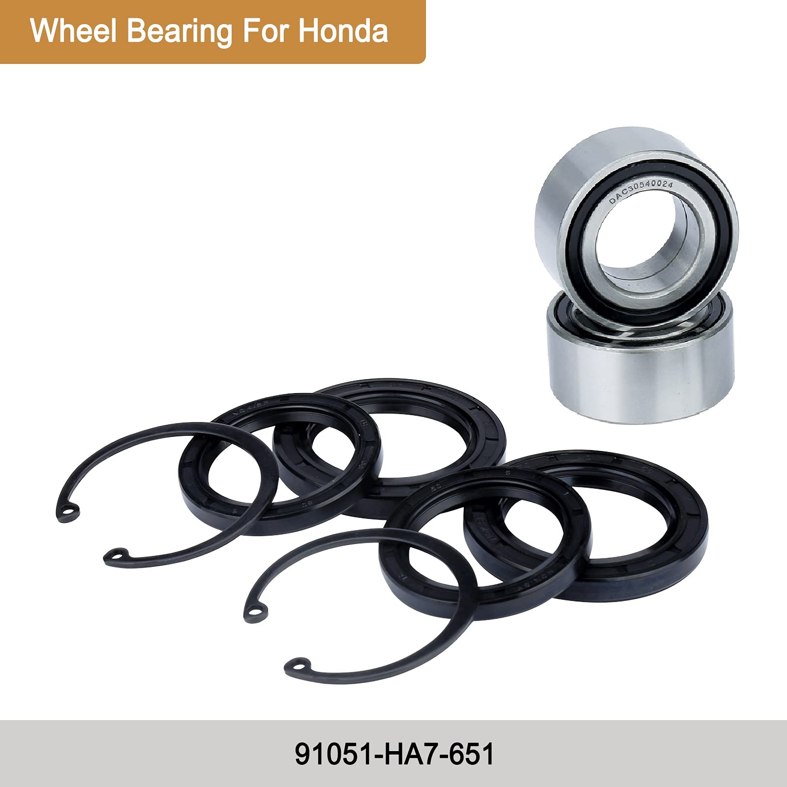 Wheel Bearing Fits For Honda Trx400 1995-2003 / Trx450 1998-2004 / Trx500 2001-2009 2011-2004 / Trx680 2006-2021 Replaces # 9105