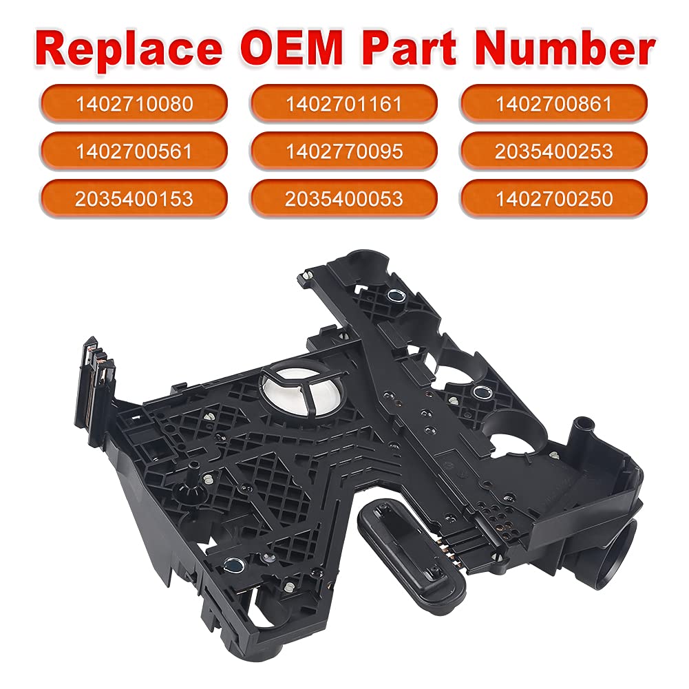 WATERWICH Transmission Conductor Plate + Connector Adapter+ Filter + Gasket Kit Compatible with Mercedes-Benz Replace# 140271008