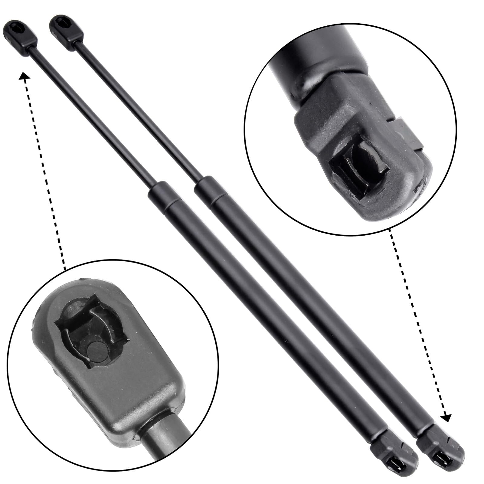 Scitoo 4536 16.92'' Lift Supports Fit For Lexus Gs300 1998-2005,For Lexus Gs400 1998-2000,For Lexus Gs430 2001-2005 Front Left A