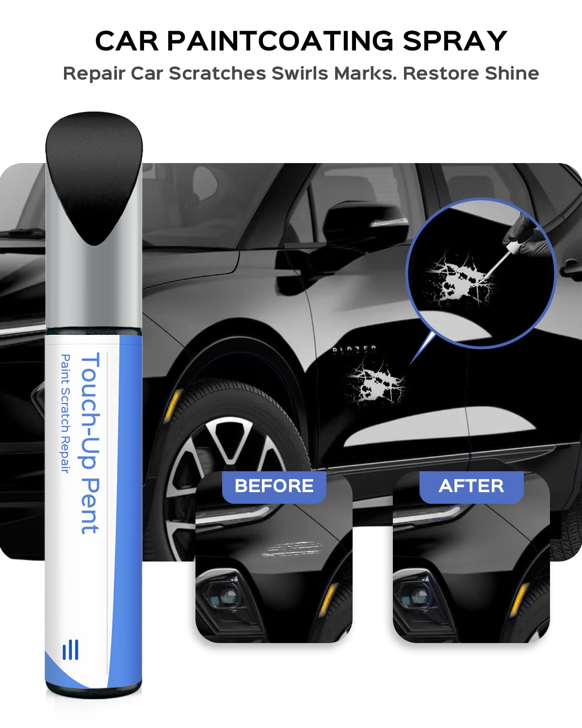 Parts4Ev Gnt/Wa170H Radiant Red Tricoat Touch Up Paint Compatible With Chevrolet Exact Match Chips And Nicks Touch Up