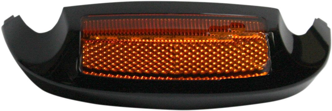 Custom Dynamics GEN-FT-AA-BLK LED Fender Tip Housing (Black/Amber/Amber Front for 2014-2016 Harley-Davidson Road King and Ultra 