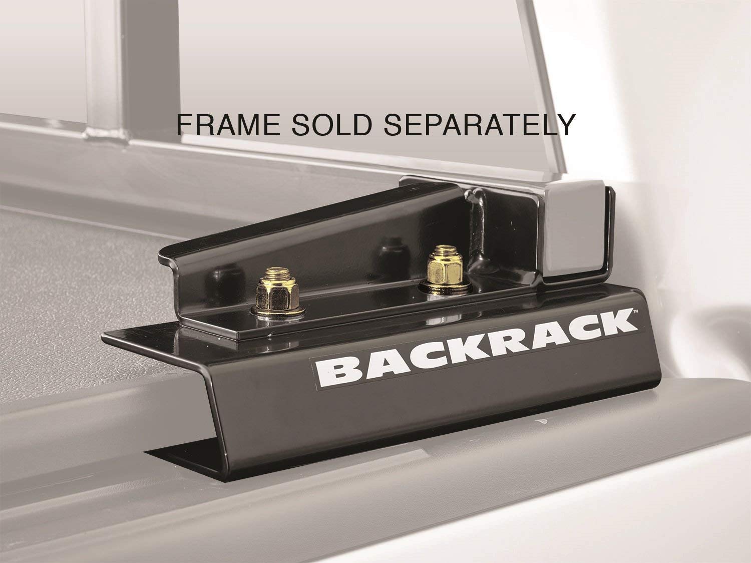 Realtruck Backrack Hardware Kit For Use W/Wide-Top Tonneau, Black, No Drill | 50123 | Fits 2015-2025 Ford F-150; 2022-2025 Ford