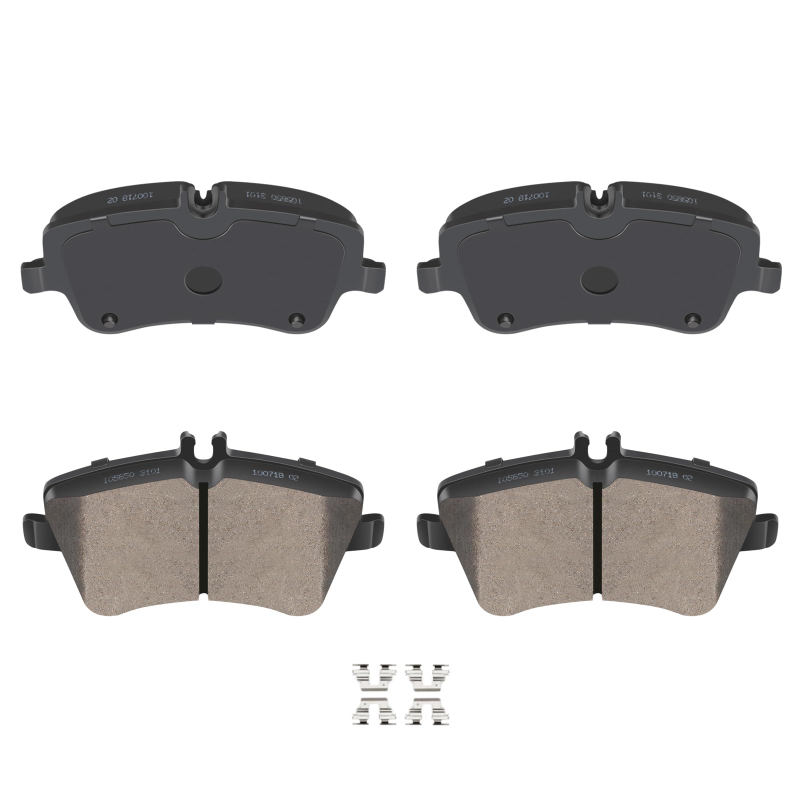 Automuto D872 Ceramic Brake Pads Kits, Front 4Pcs Brake Pads Set Fit For Mercedes-Benz C230,C240,C280,C3,C350,Clk3,Clk350,Slk280