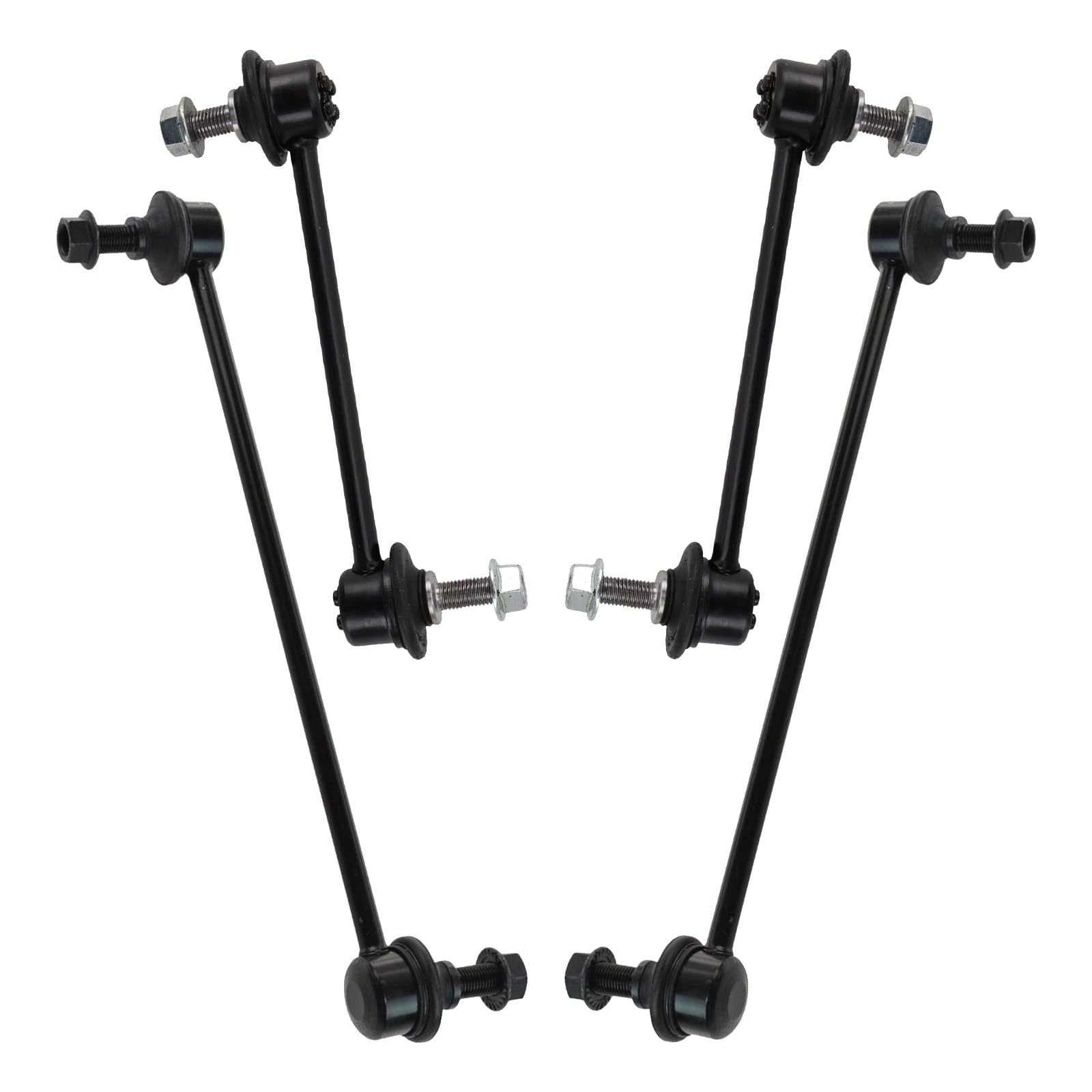 Trq Front & Rear Sway Bar Stabilizer Link Set Compatible With 2007-2012 Acura Rdx